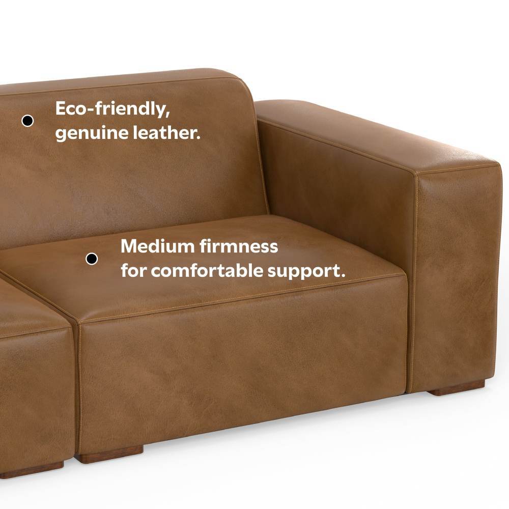 Rex - Handcrafted Sectional Sofa And Ottoman - Best Buy Furniture