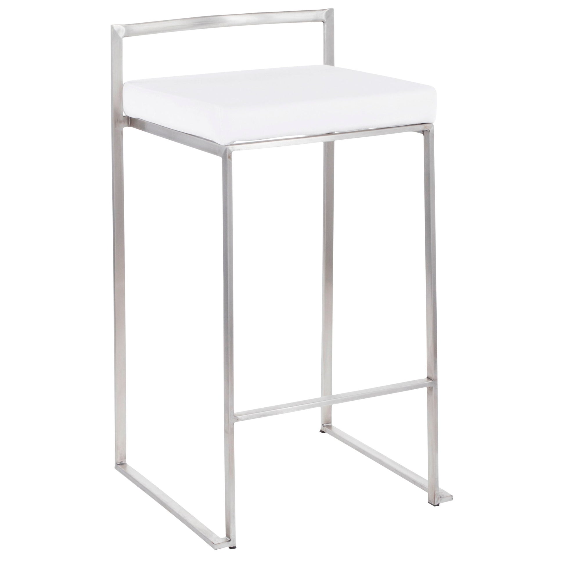 Fuji - Contemporary Elegant Stackable Counter Stool Set - Best Buy Furniture