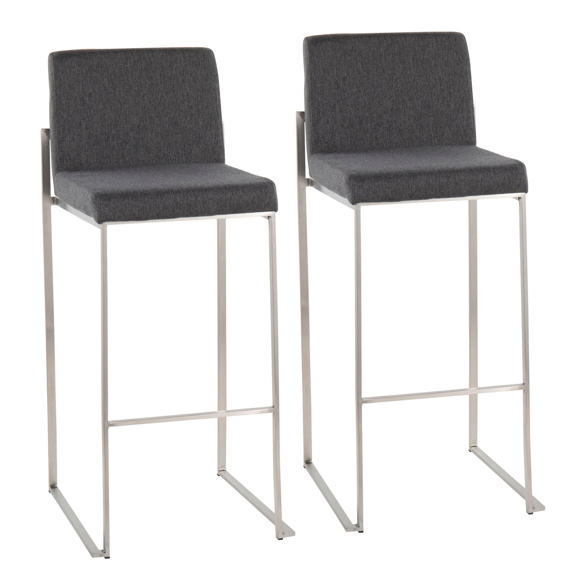 Fuji - Contemporary And Modern Elegance High Back Barstool - Best Buy Furniture