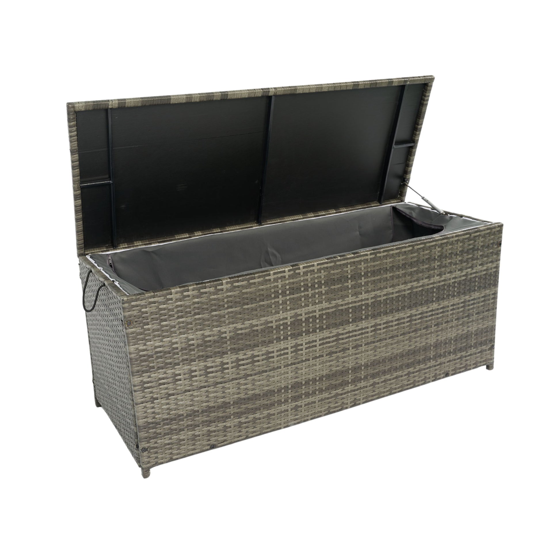 Outdoor Storage Box, Wicker Patio Deck Boxes With Lid, Outdoor Cushion Storage For Kids Toys, Pillows, Towel, Wicker - Best Buy Furniture