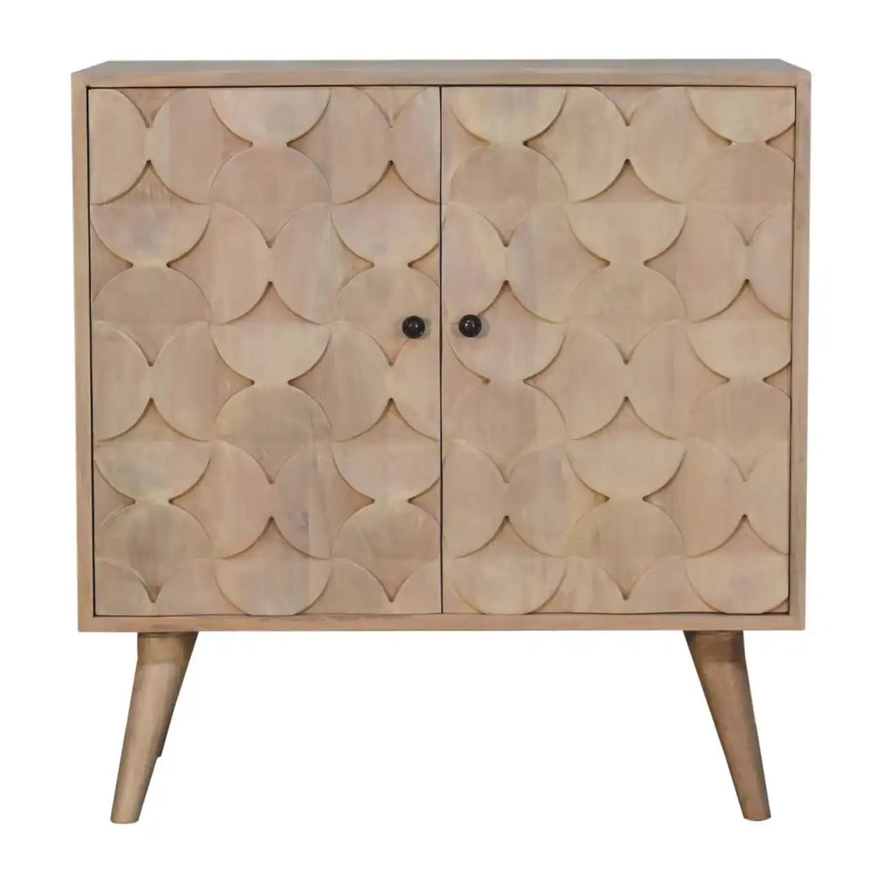 Hourglass Carved Cabinet - Marble - Best Buy Furniture