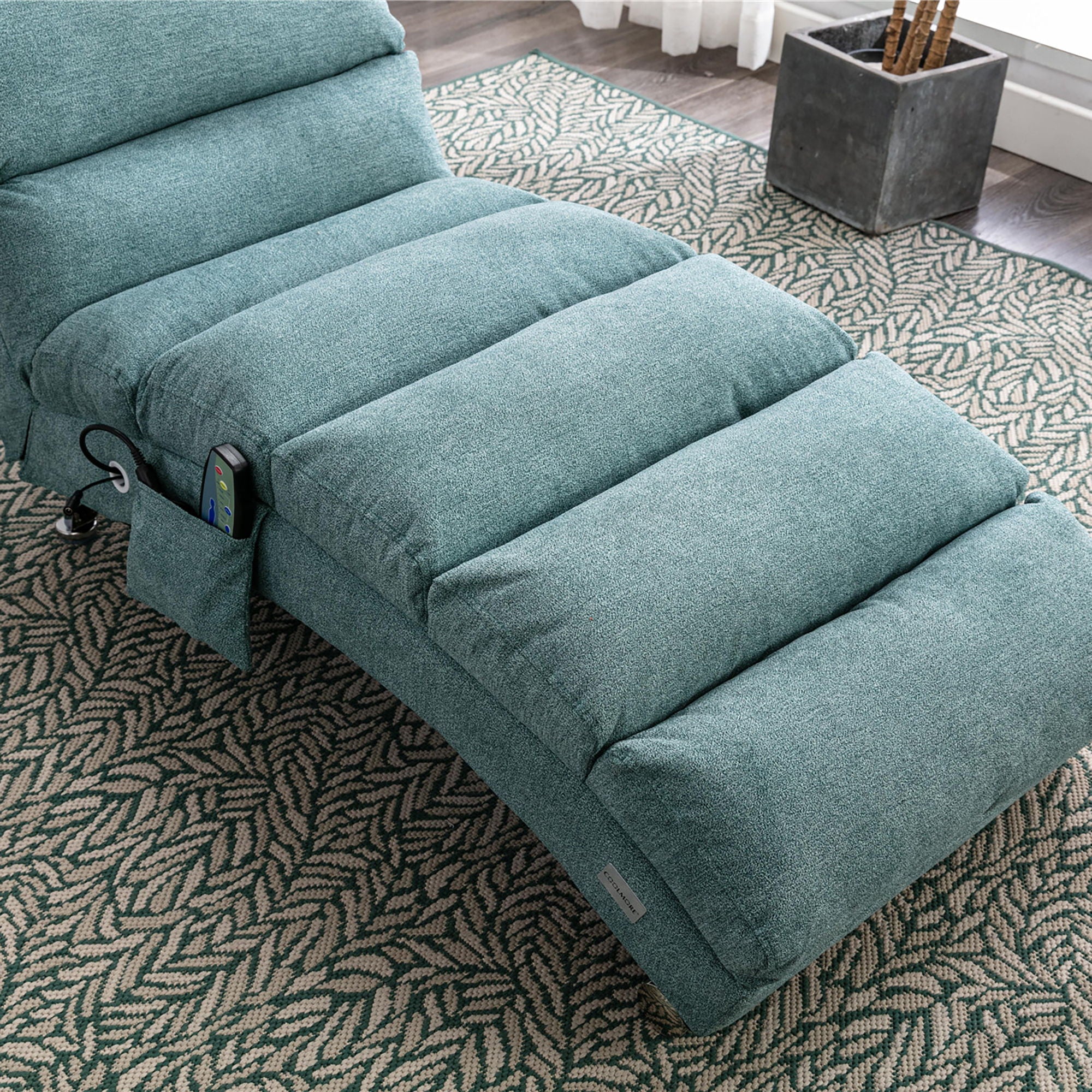 Massage Chaise Lounge Indoor With Remote Control, Ergonomic Electric Massage Lounger - Best Buy Furniture