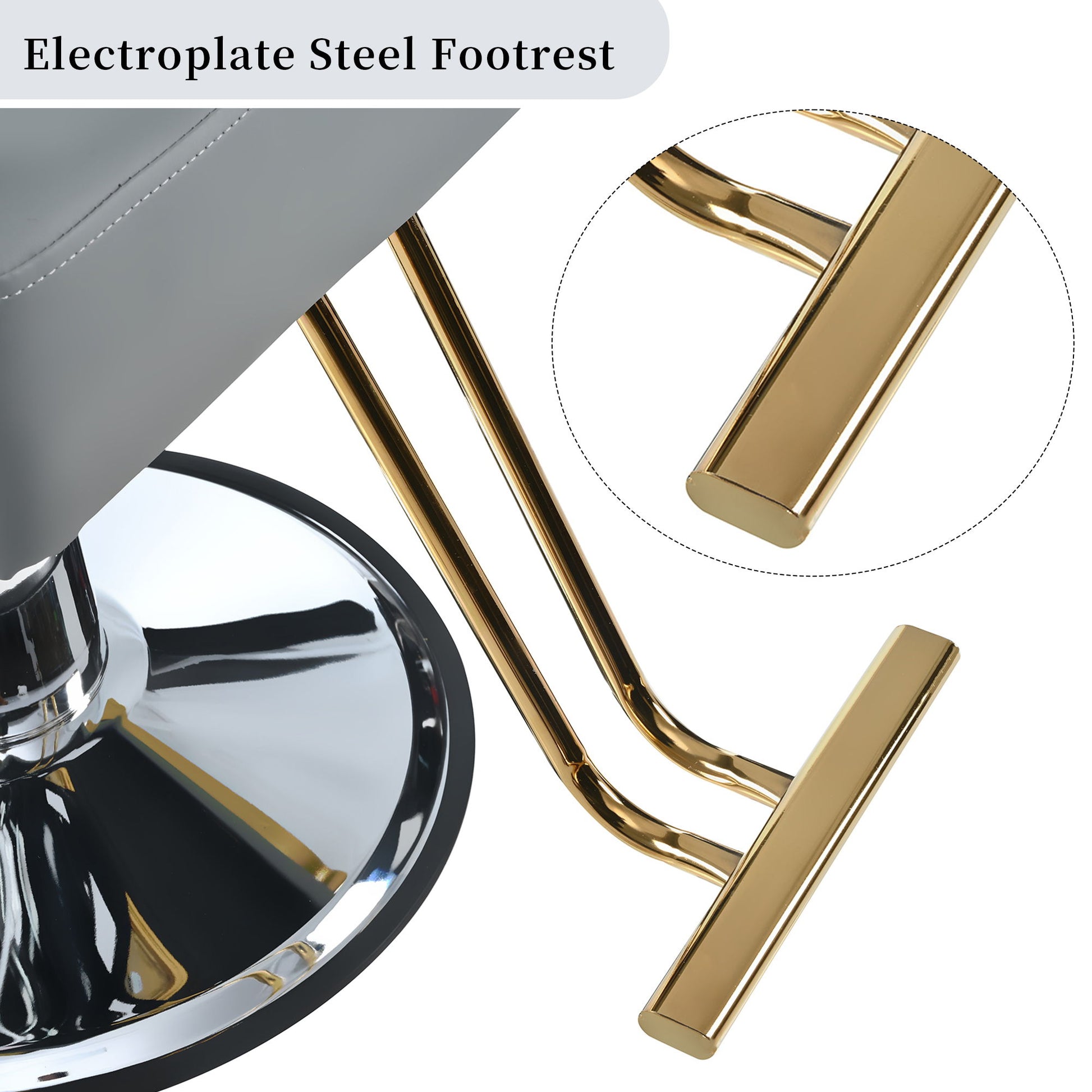 Premium Reclining Barber Chair Salon Chair For Hair Stylist With Heavy Duty Hydraulic Pump, 360° Rotation, Tattoo Chair Shampoo Beauty Salon Equipment, Max Load Weight 400 Lbs - Best Buy Furniture