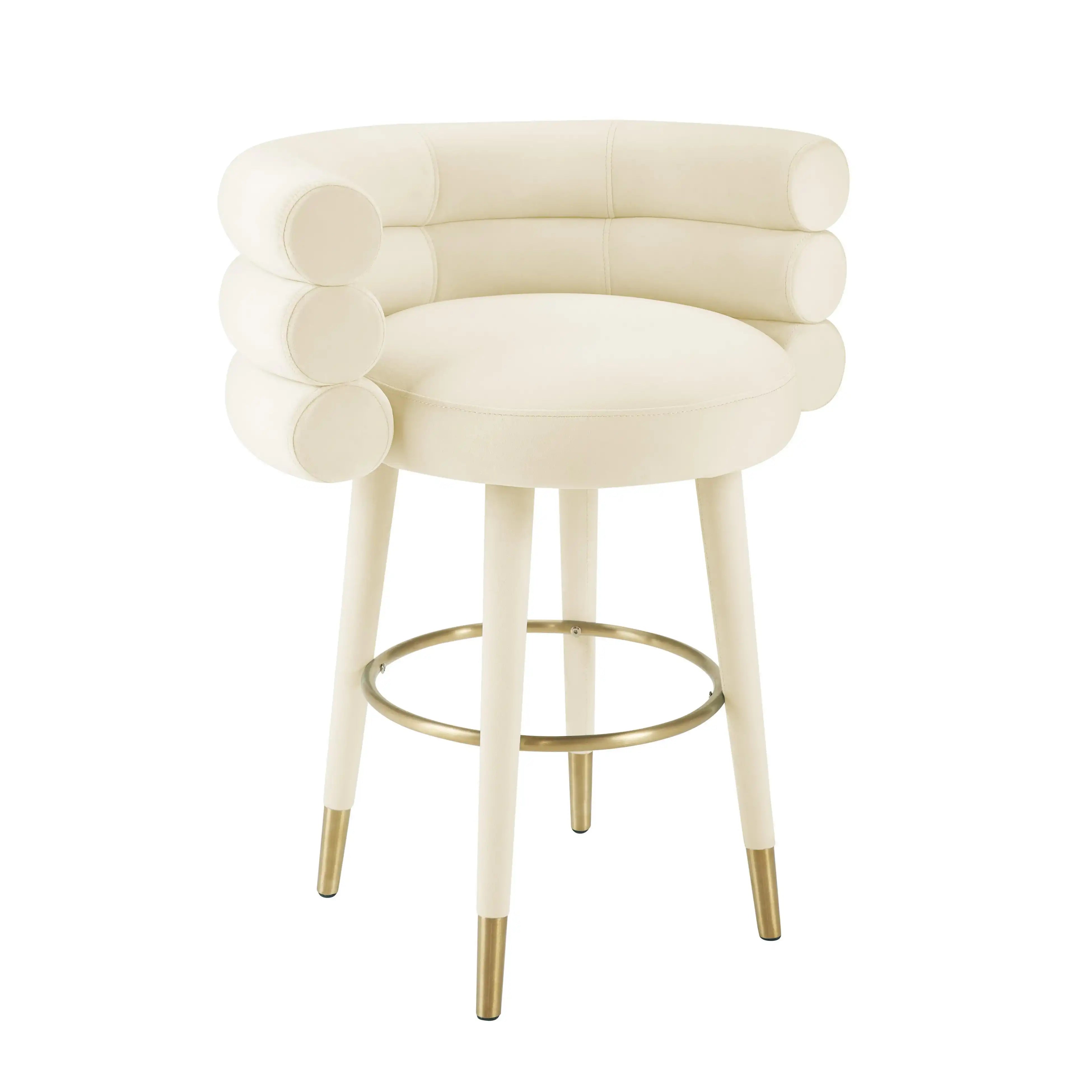 Betty - Velvet Counter Stool - Best Buy Furniture