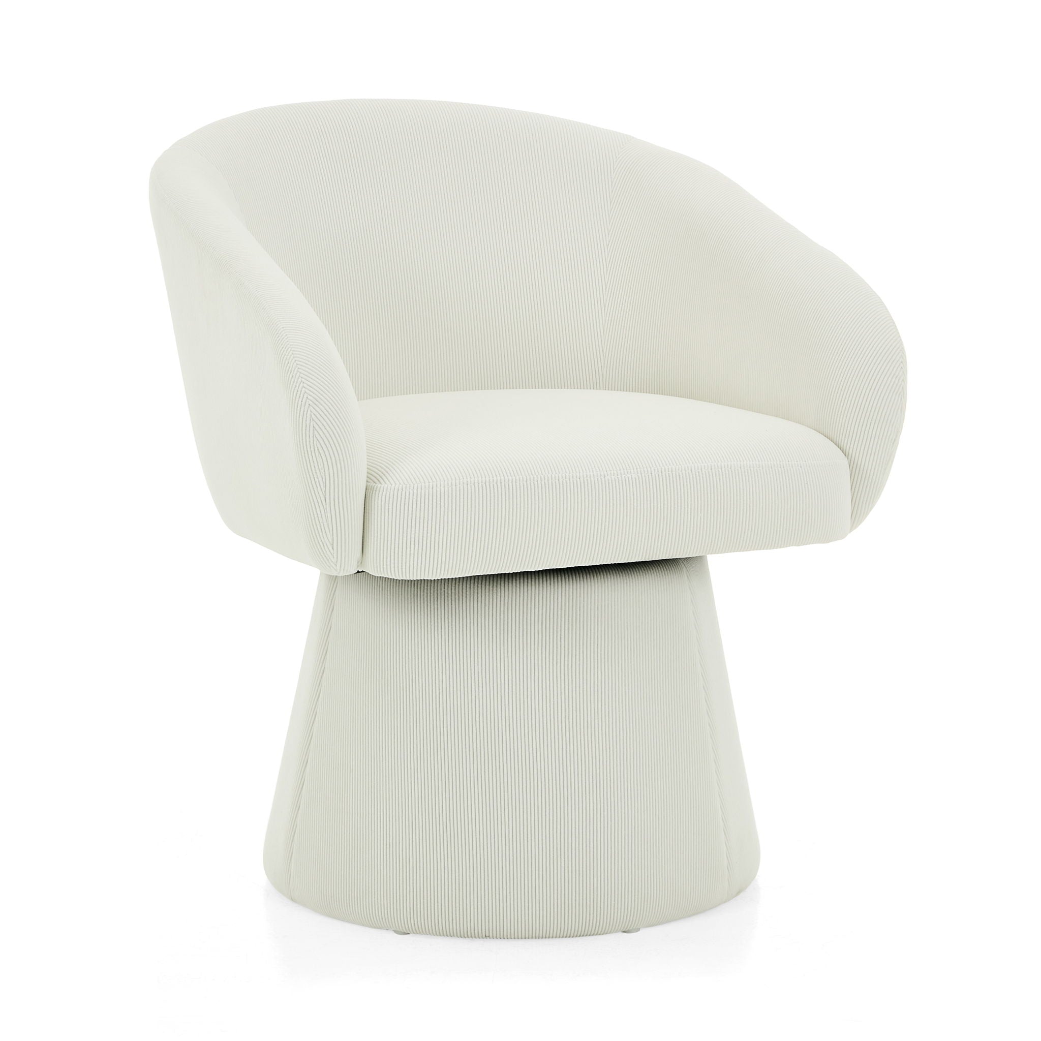 Modern Swivel Accent Chair With Ergonomic Barrel Design - Best Buy Furniture