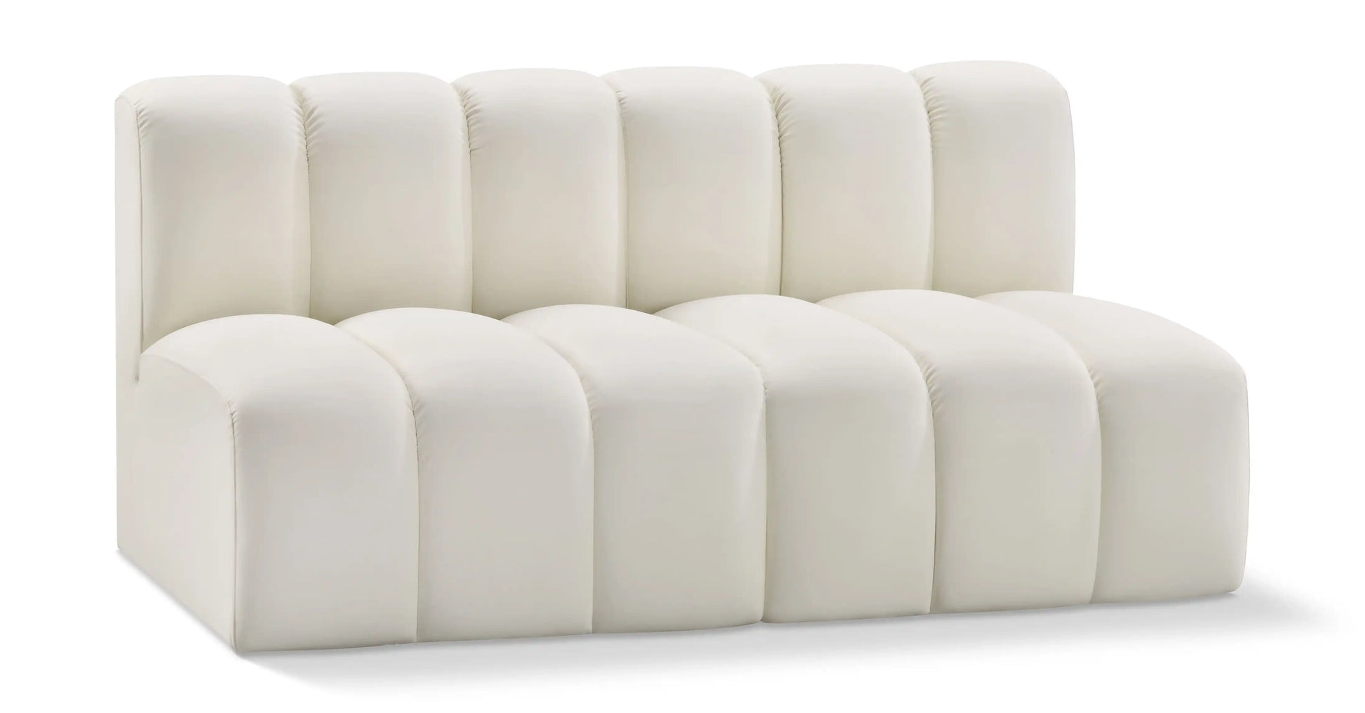 Arc - Faux Leather 2 Seats Modular Sofa - Best Buy Furniture