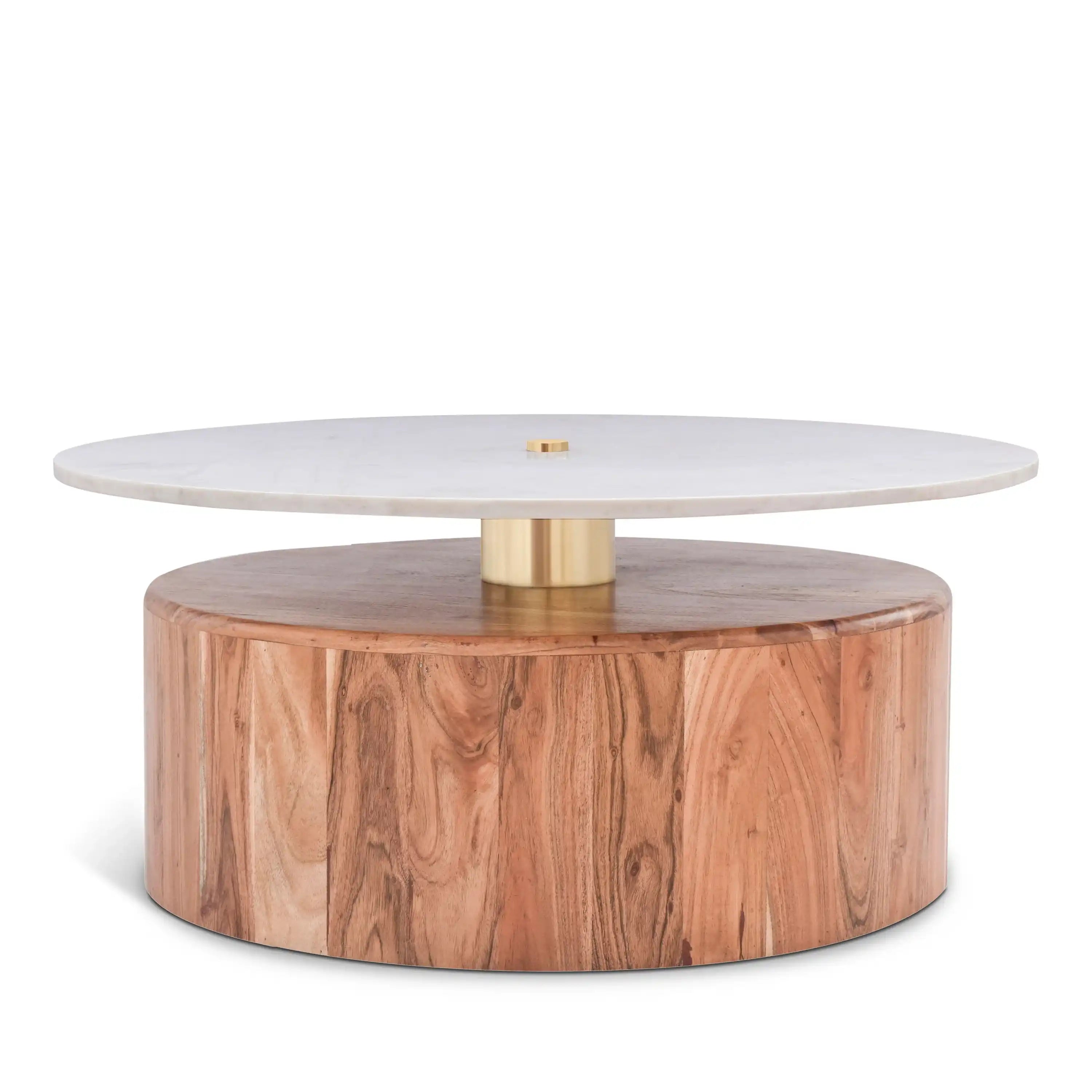 Stonewood - Coffee Table - Acacia Wood - Best Buy Furniture