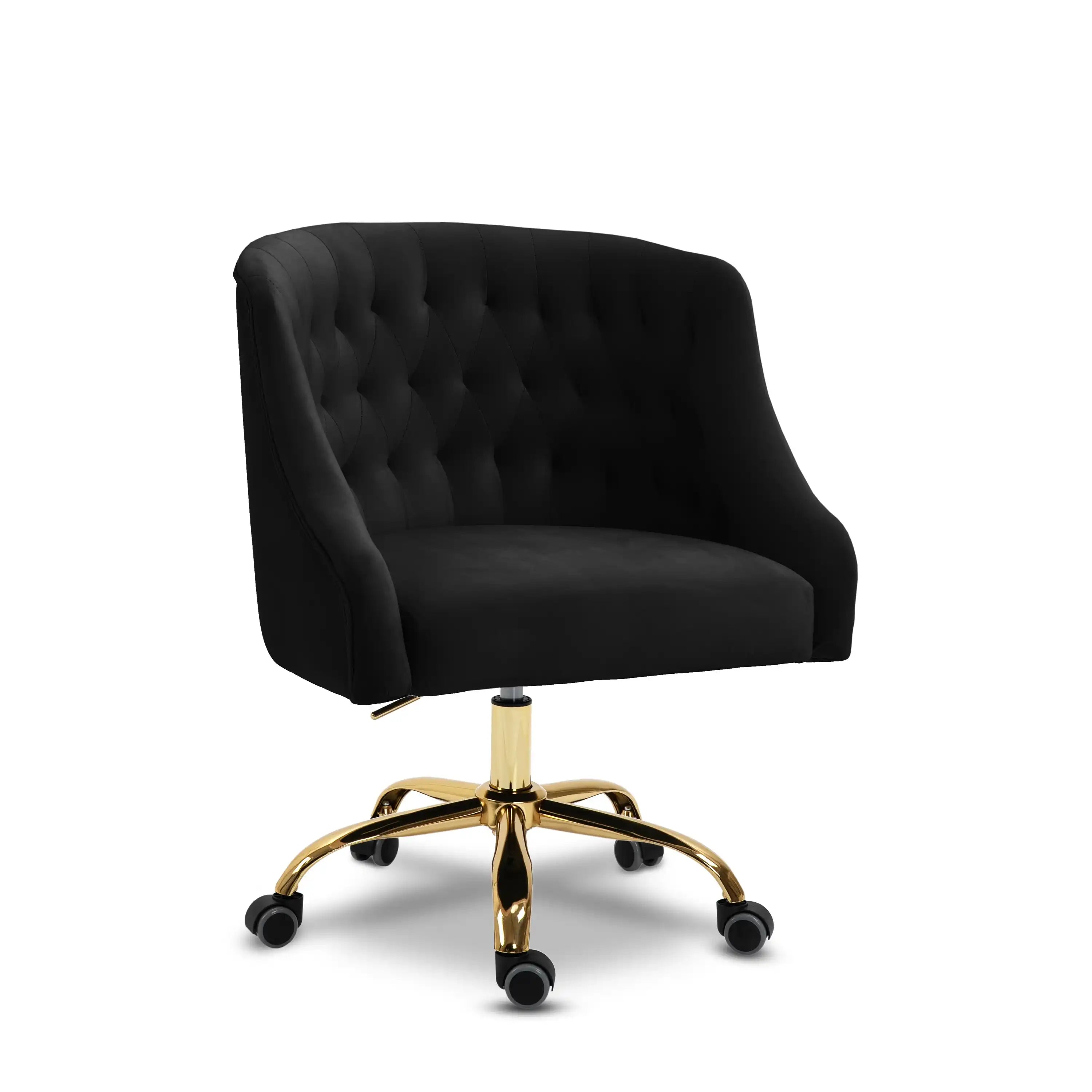 Arden - Office Chair with Gold Legs - Best Buy Furniture
