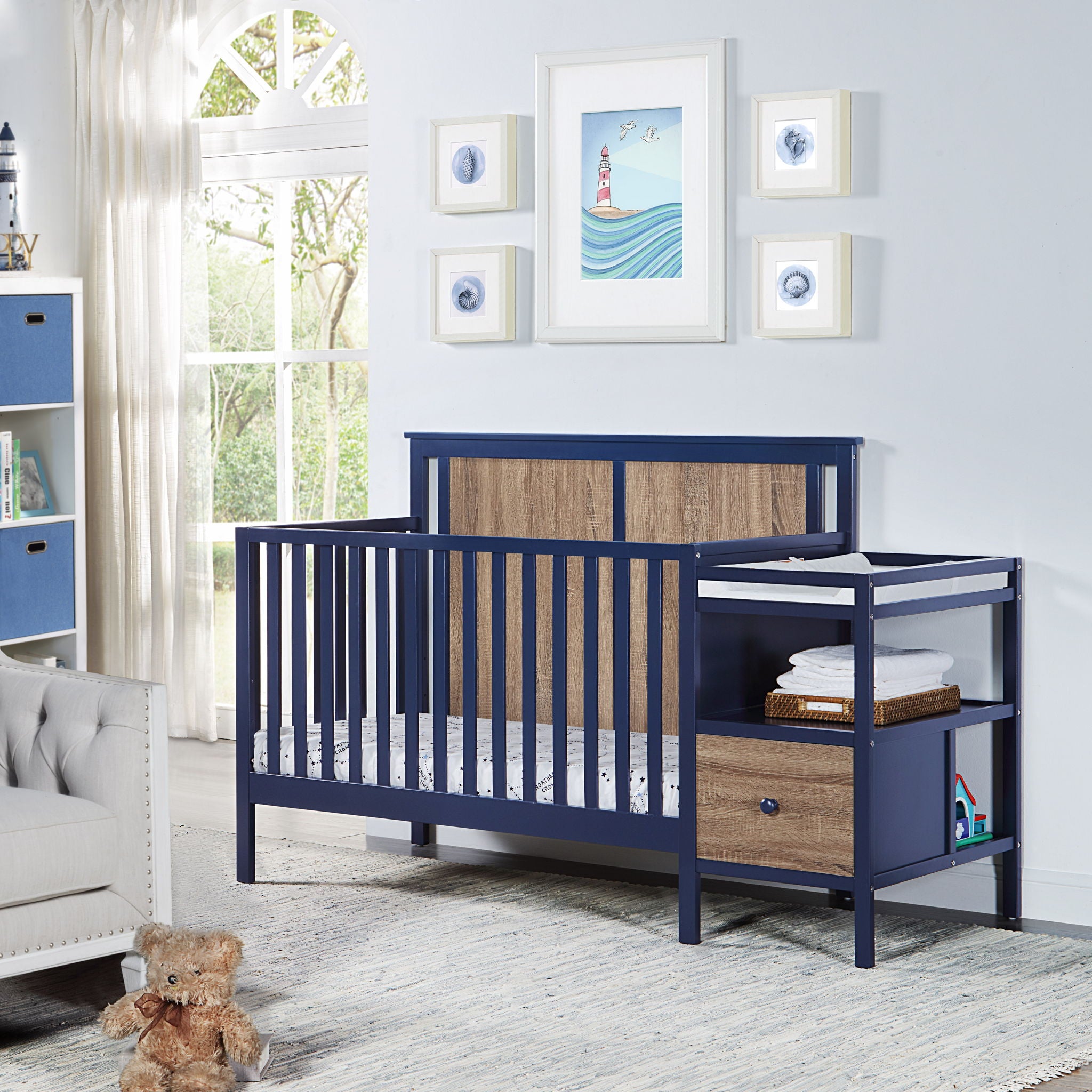 Connelly - 4-in-1 Crib and Changer Combo - Best Buy Furniture