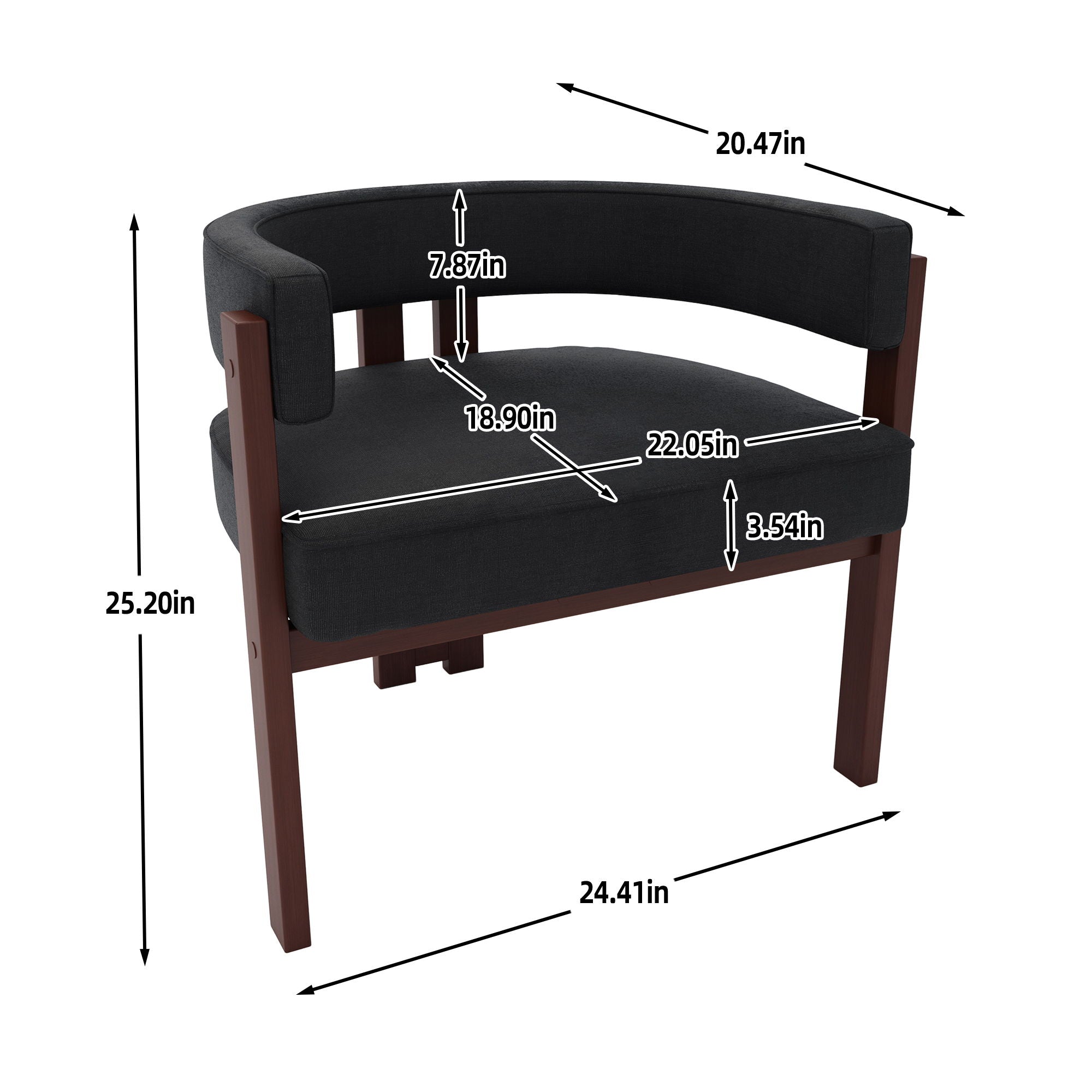 Modern Accent Teddy Upholstered Armchair - Best Buy Furniture