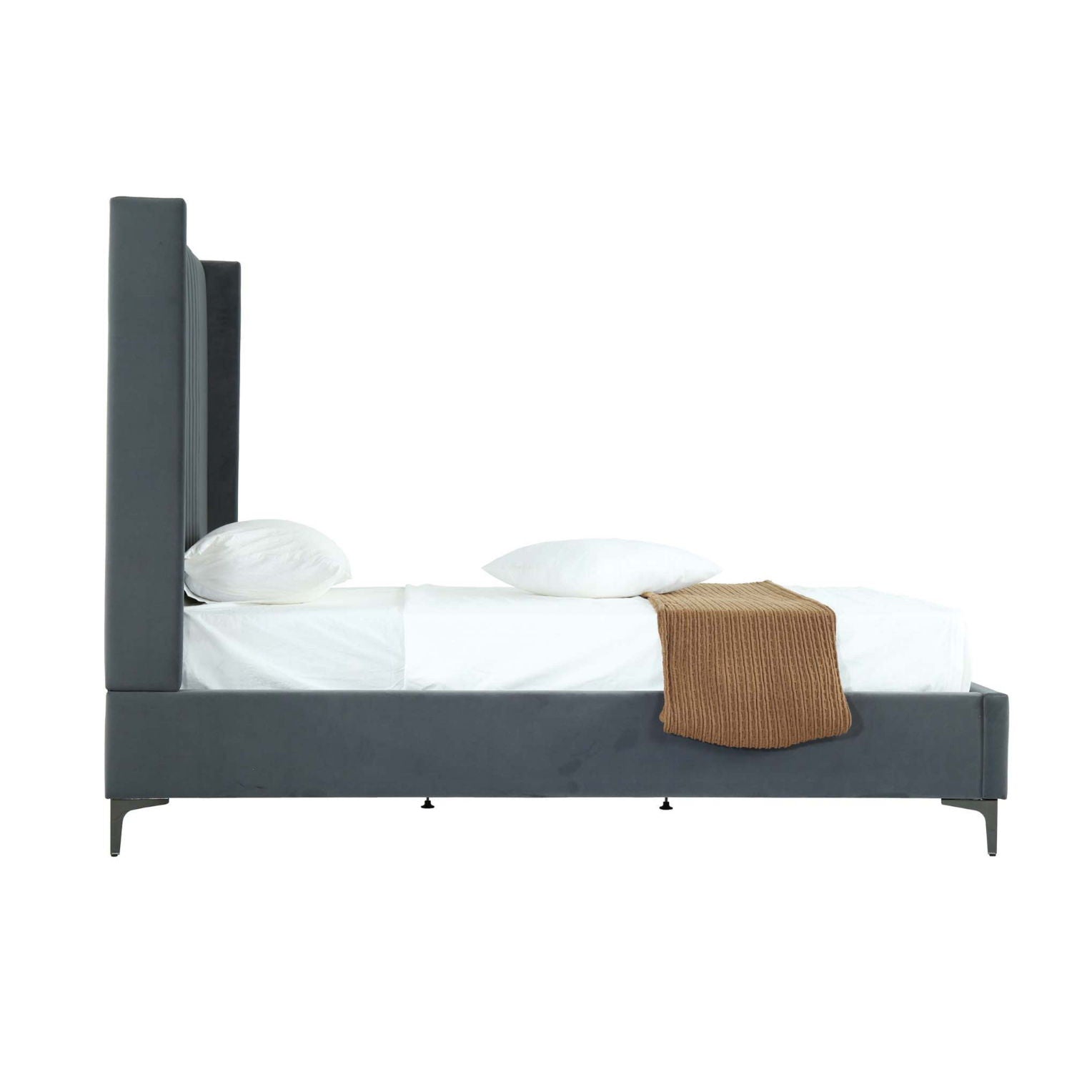 Promenade - Bed With Upholstered Headboard And Slats