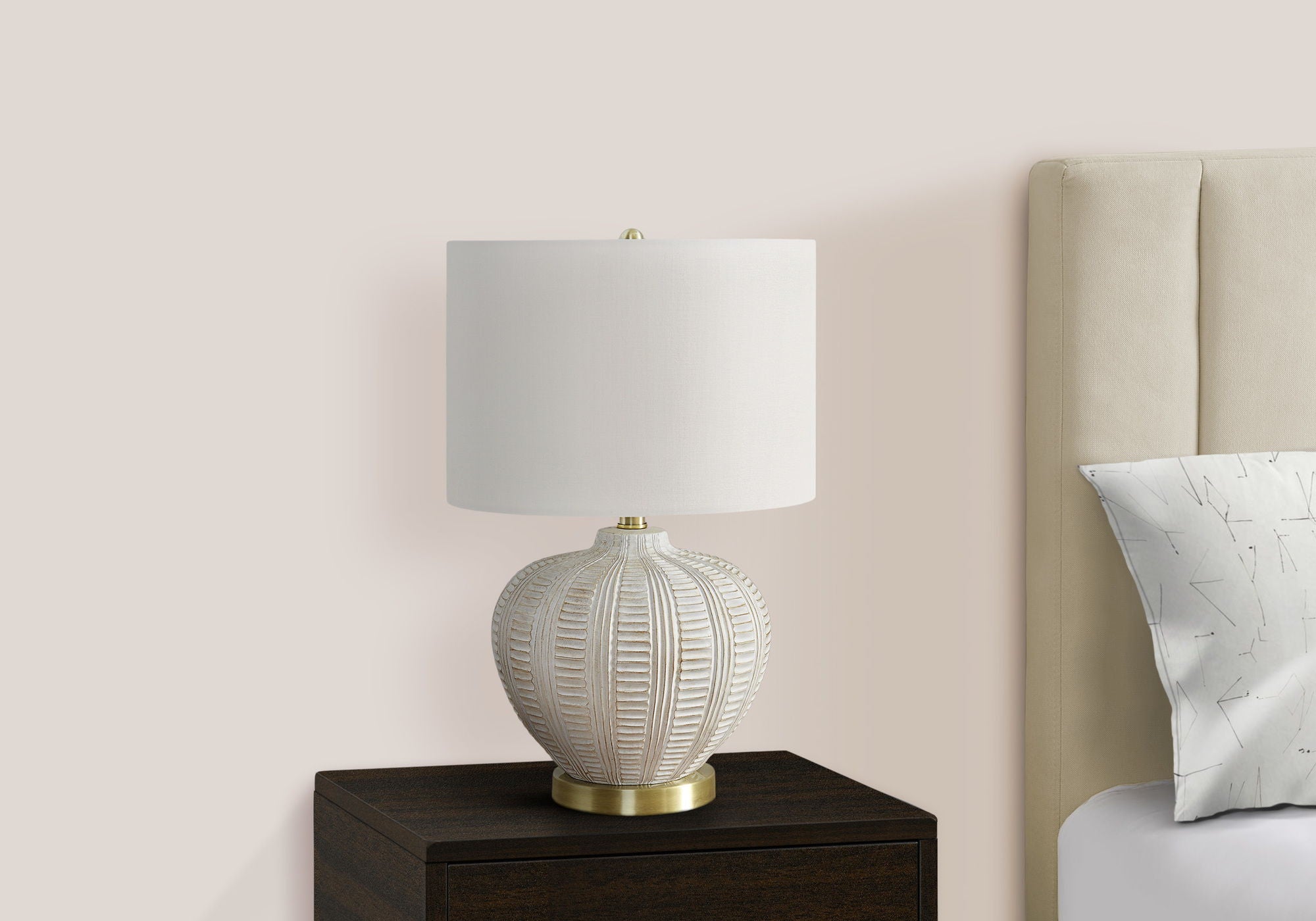 Transitional Lighting, Table Lamp, Resin - Cream - Best Buy Furniture