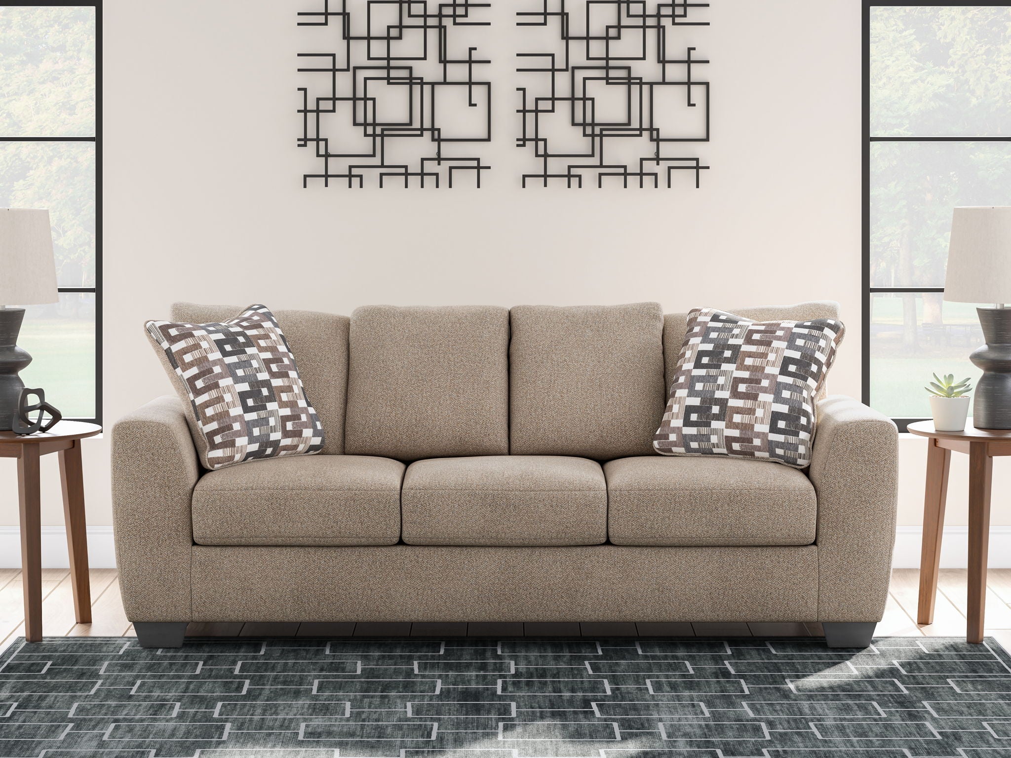 Triston-Peaks - Sofa - Suede - Best Buy Furniture