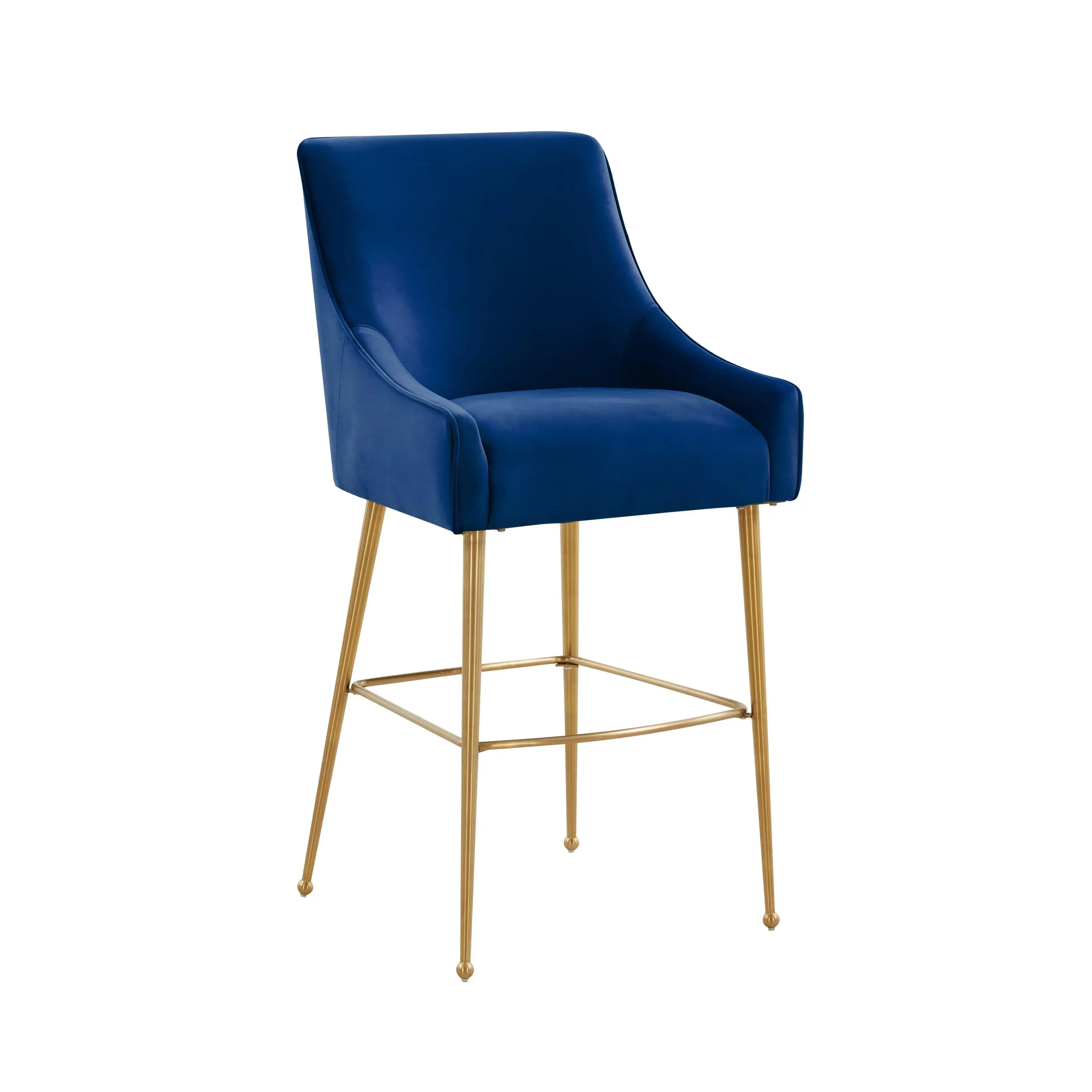 Beatrix - Velvet Stool - Best Buy Furniture