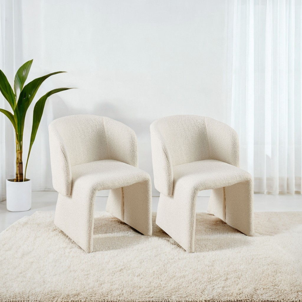 Modern Accent Chair Brown Single Sofa Chair, Upholstered Side Chair Teddy Comfy Chair For Dining Room / Bedroom / Living Room / Reception - Best Buy Furniture