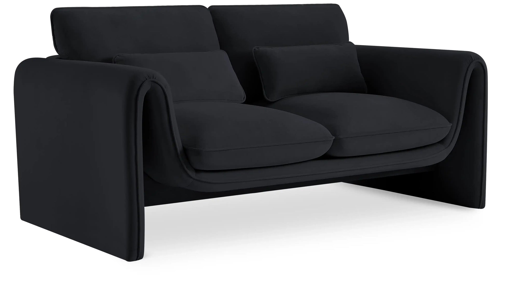 Sloan - Velvet Loveseat - Best Buy Furniture
