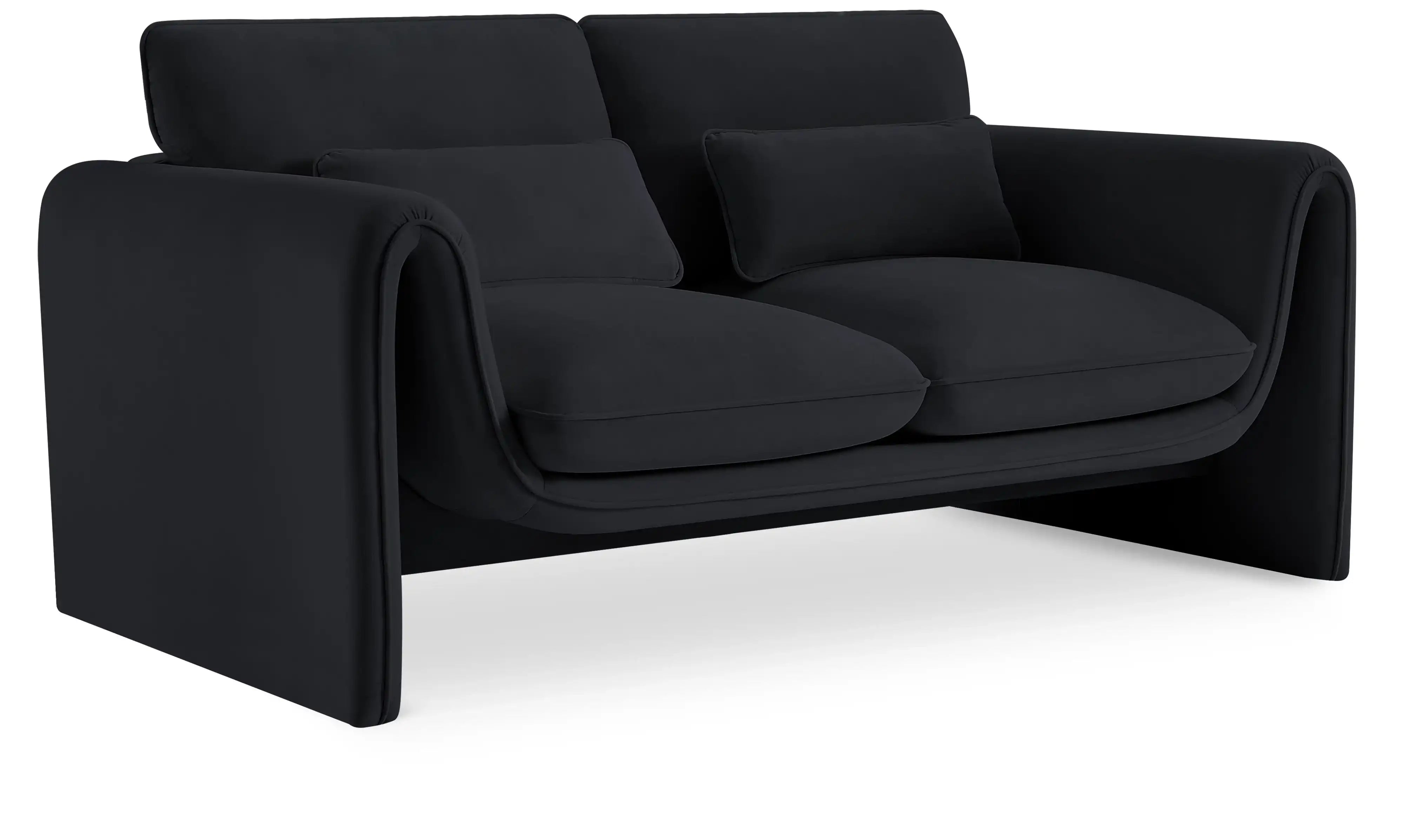 Sloan - Velvet Loveseat - Best Buy Furniture