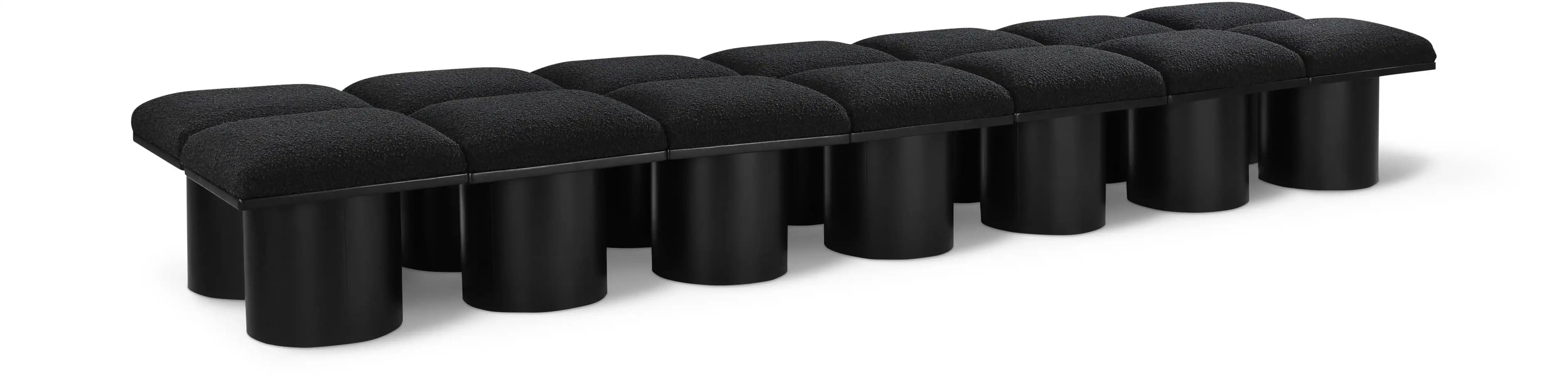 Pavilion - 14 Piece Modular Bench With Black Base - Best Buy Furniture