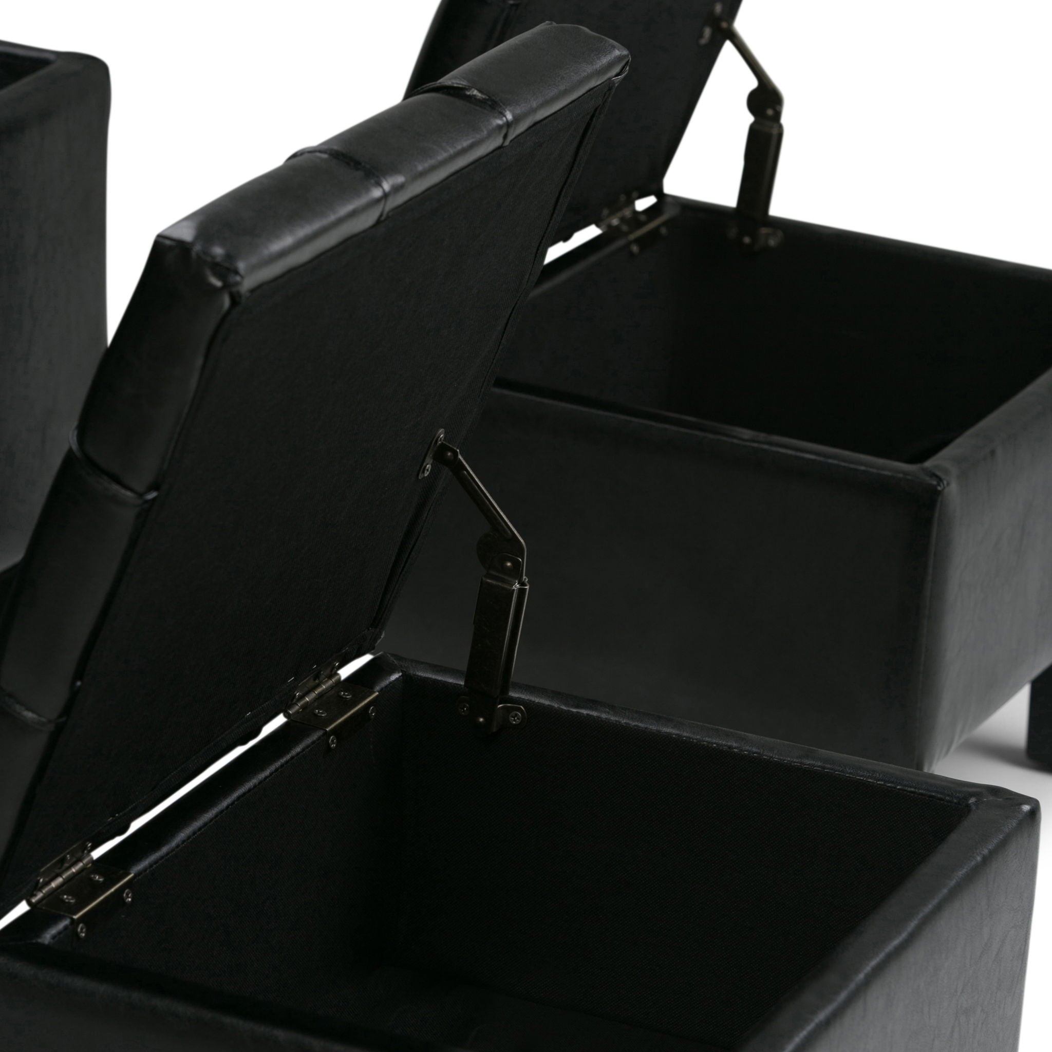 Dover - 3 Piece Storage Ottoman Contemporary Design - Best Buy Furniture