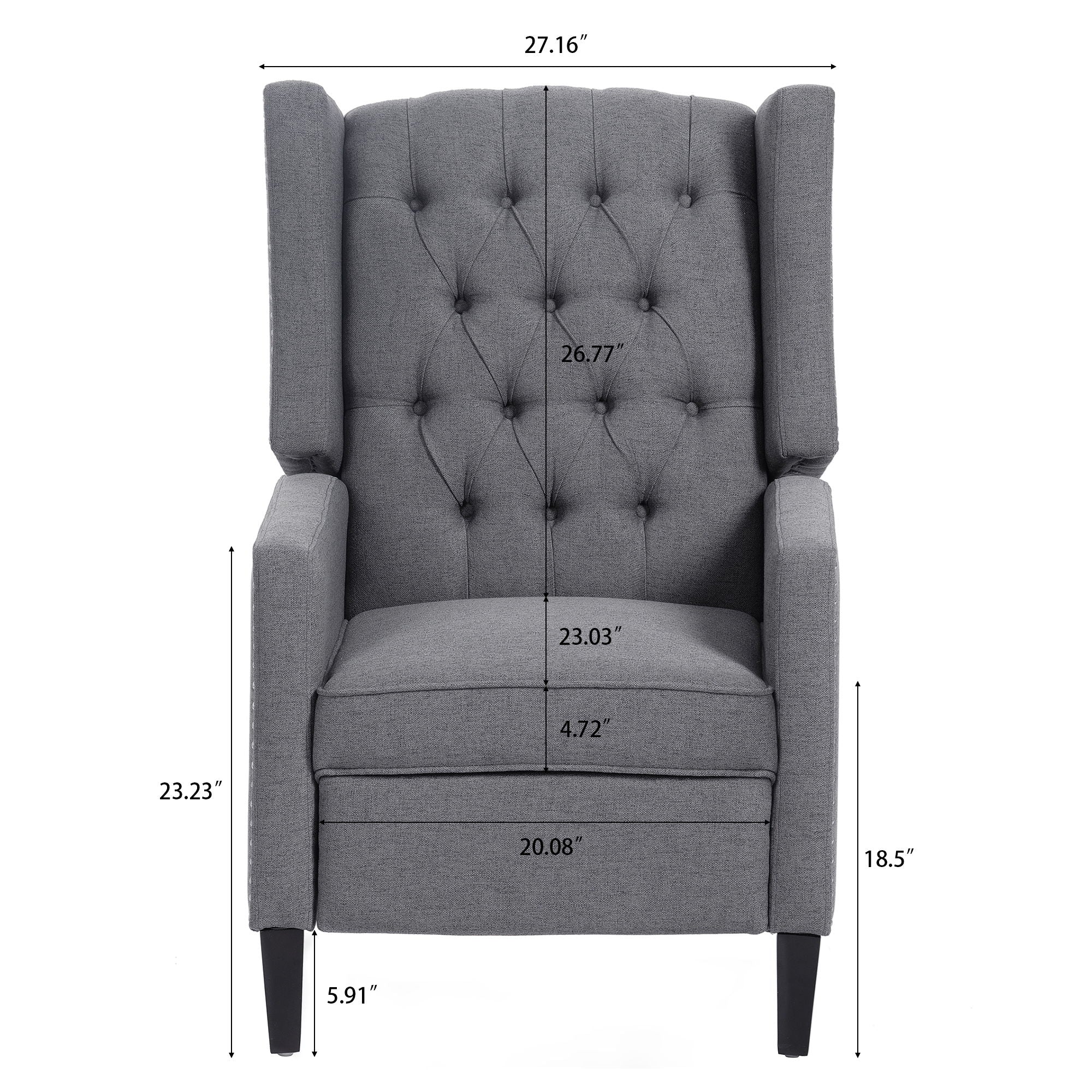 Manual Wing Chair Recliner - Best Buy Furniture