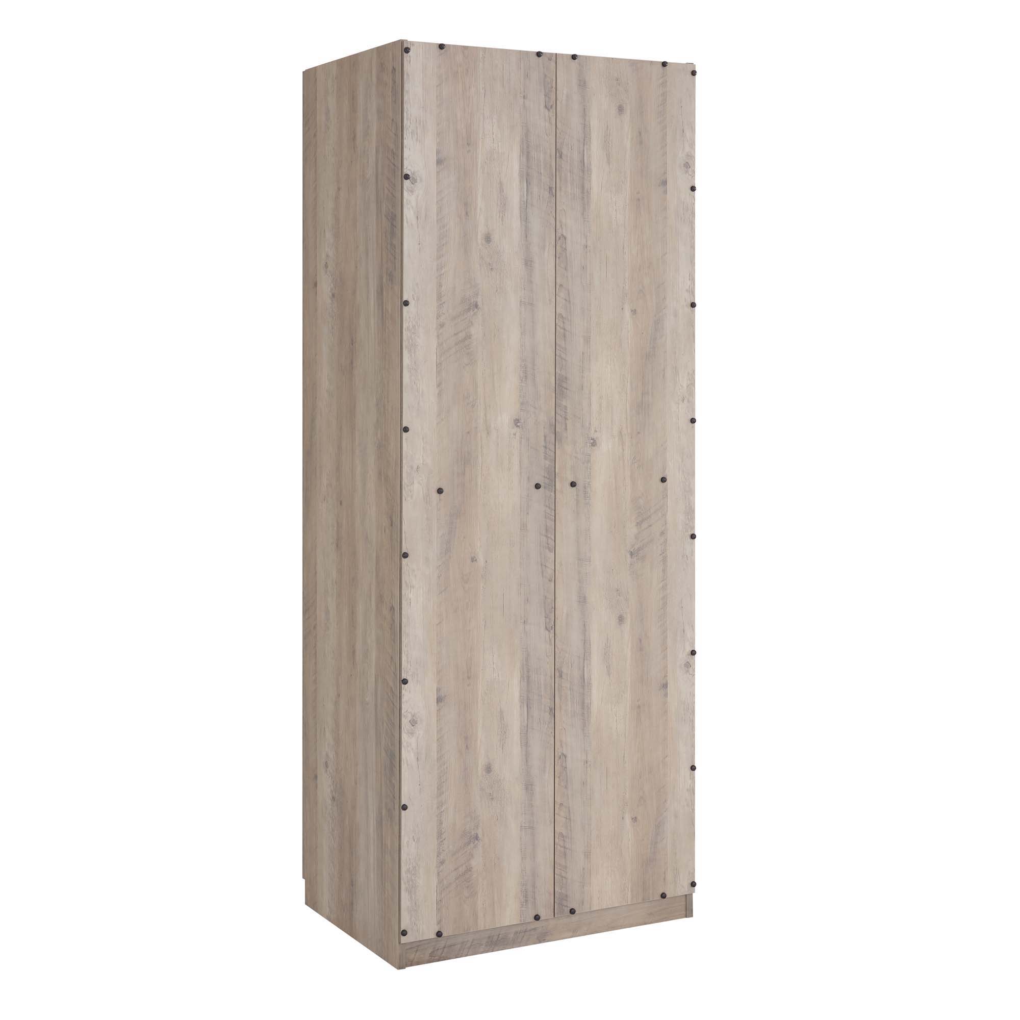 Lee - Free Standing Wardrobe Closet With Adjustable Shoe Shelves