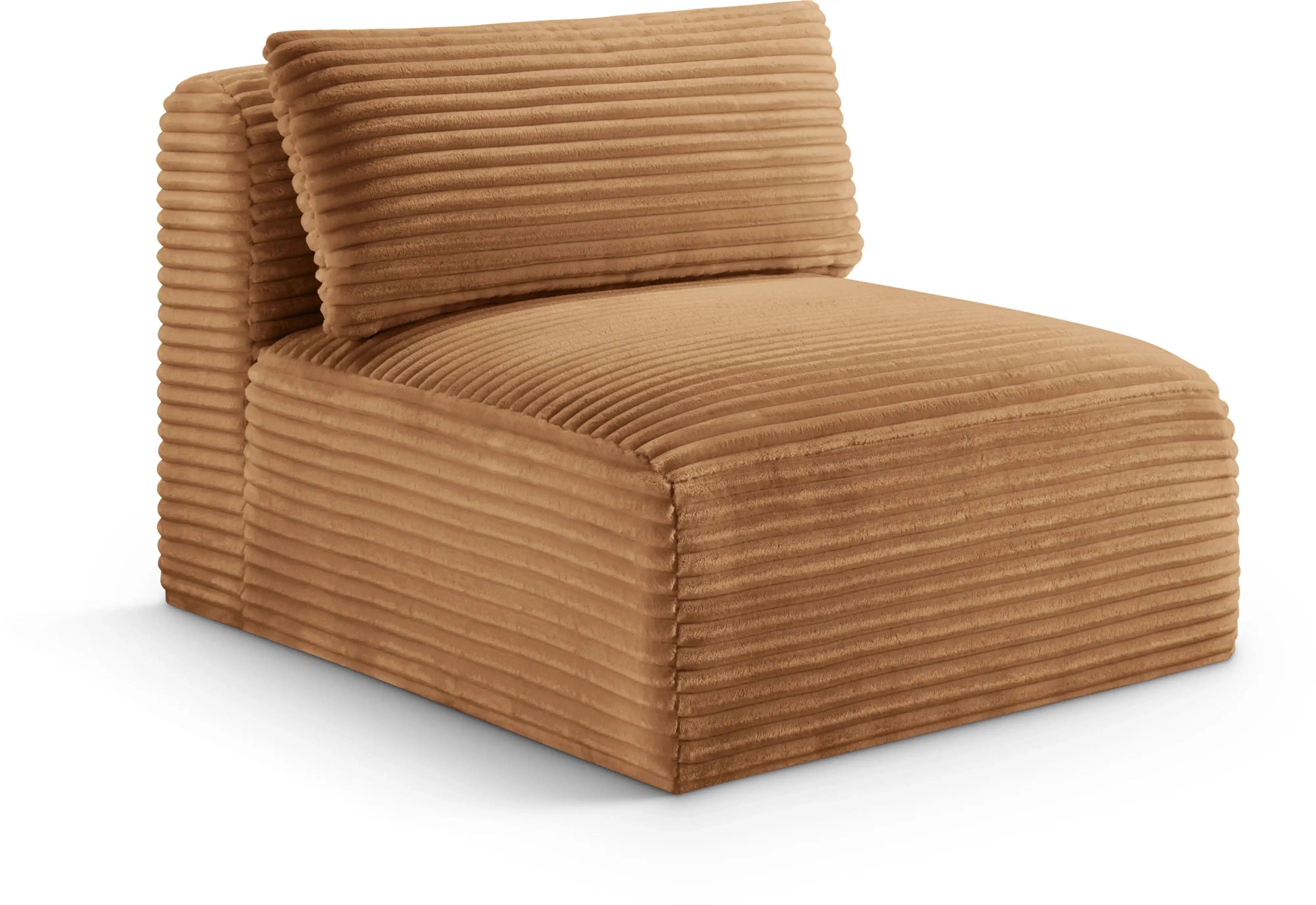 Shaggy - Fabric Armless Chair - Best Buy Furniture