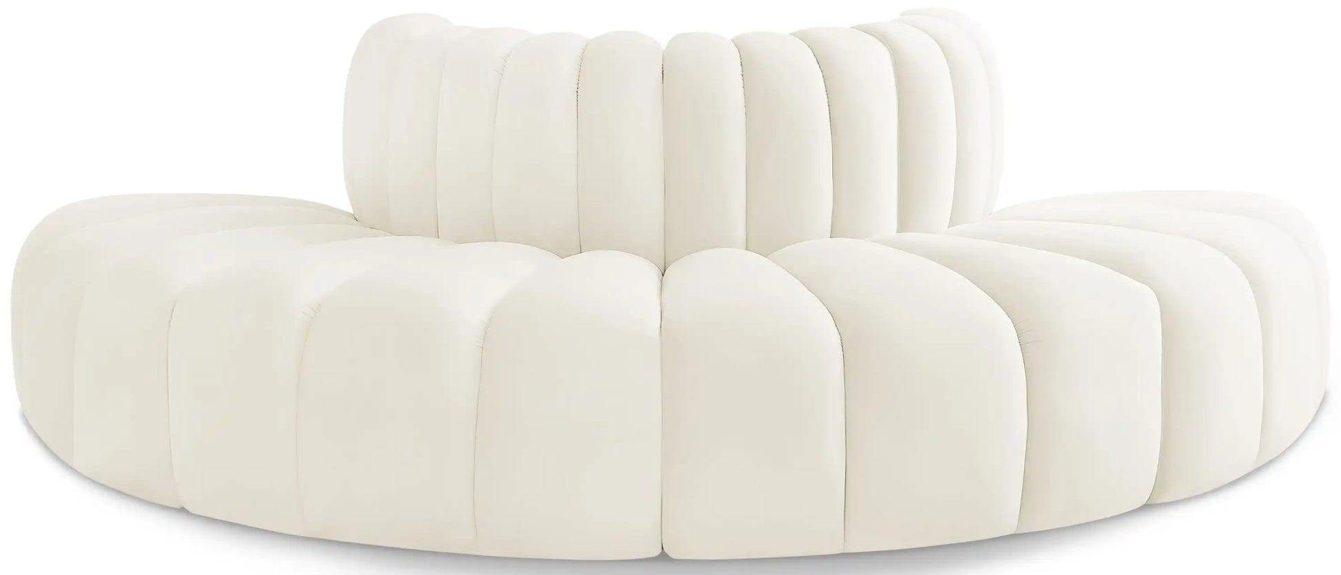 Arc - Velvet 4 Piece Modular Sofa - Best Buy Furniture