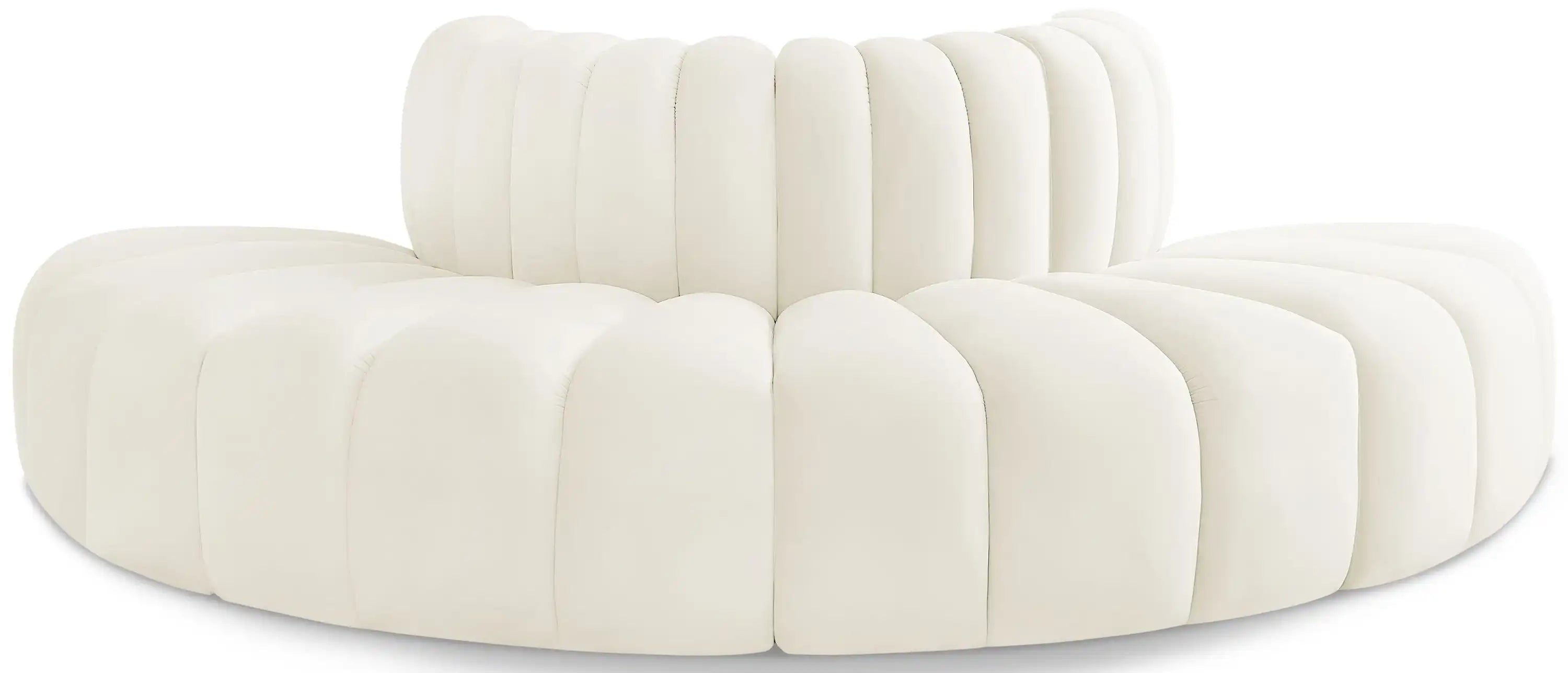 Arc - Velvet 4 Piece Modular Sofa - Best Buy Furniture