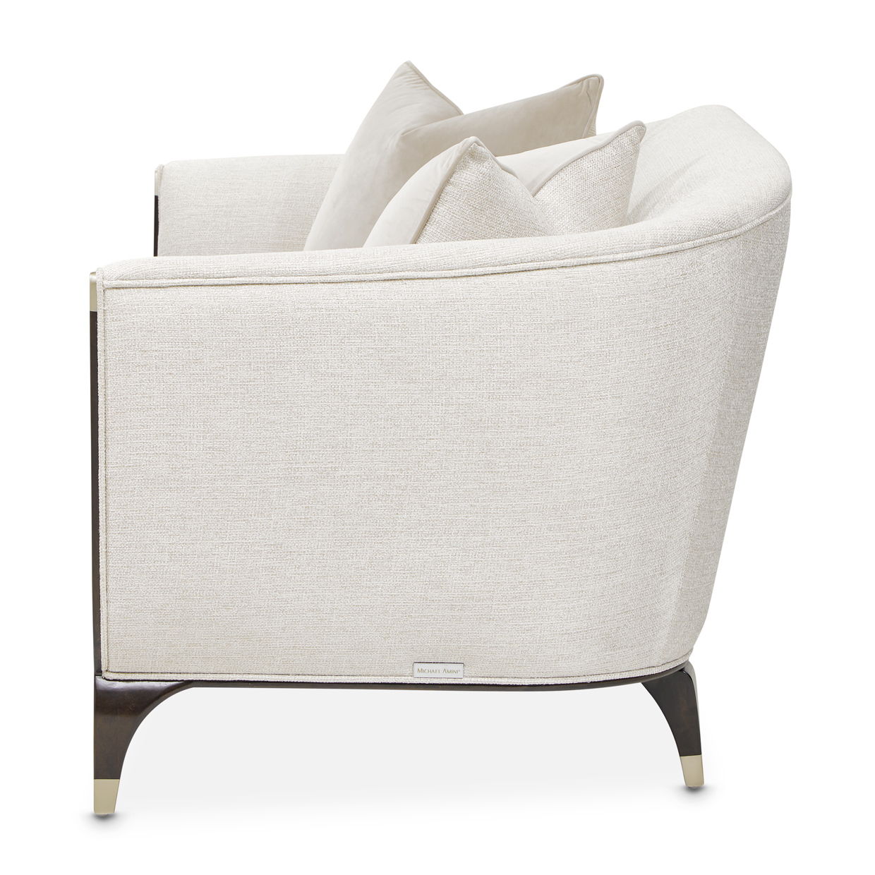 Paris Chic - Loveseat - Cremini / Espresso - Best Buy Furniture