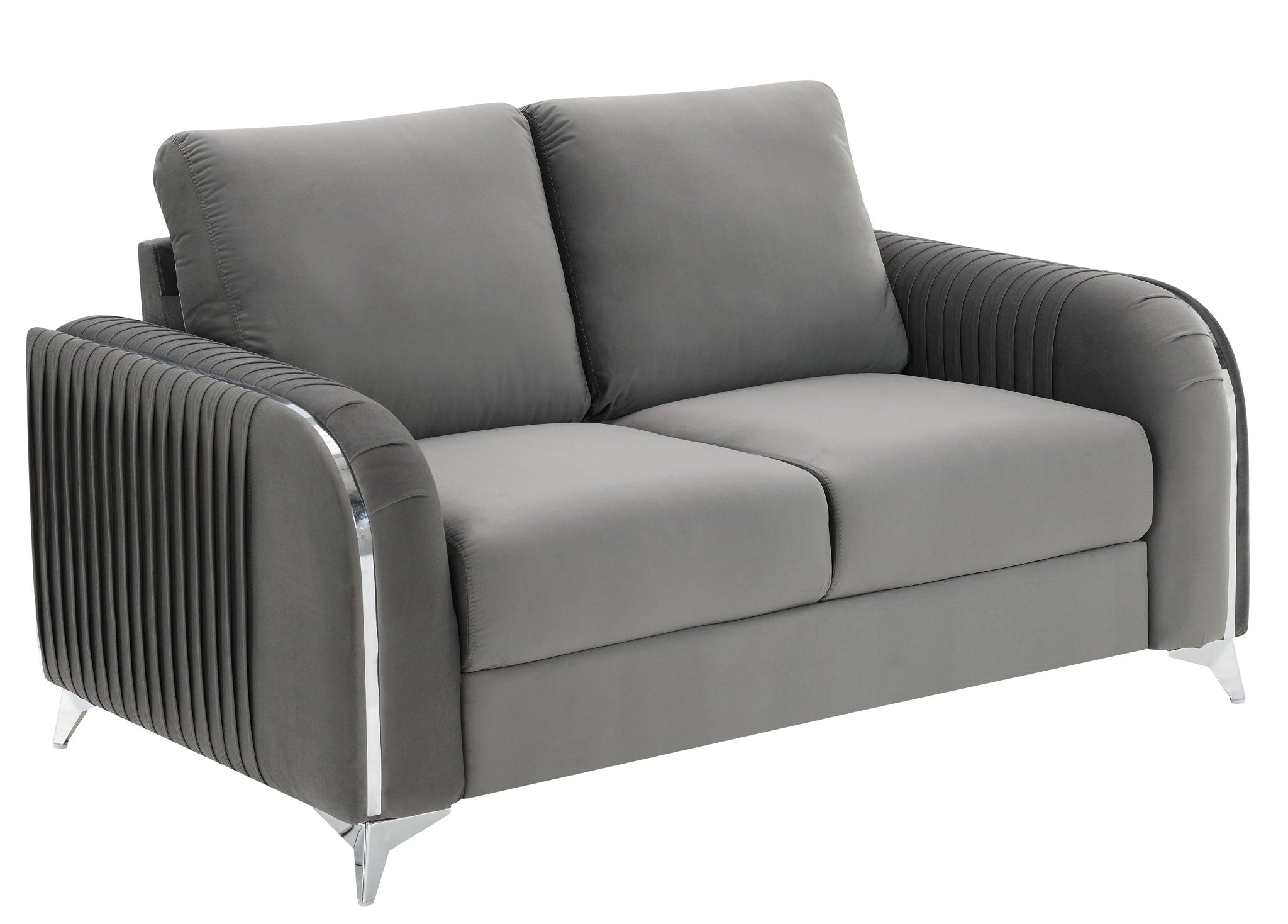 Wenona - Velvet Loveseat - Best Buy Furniture