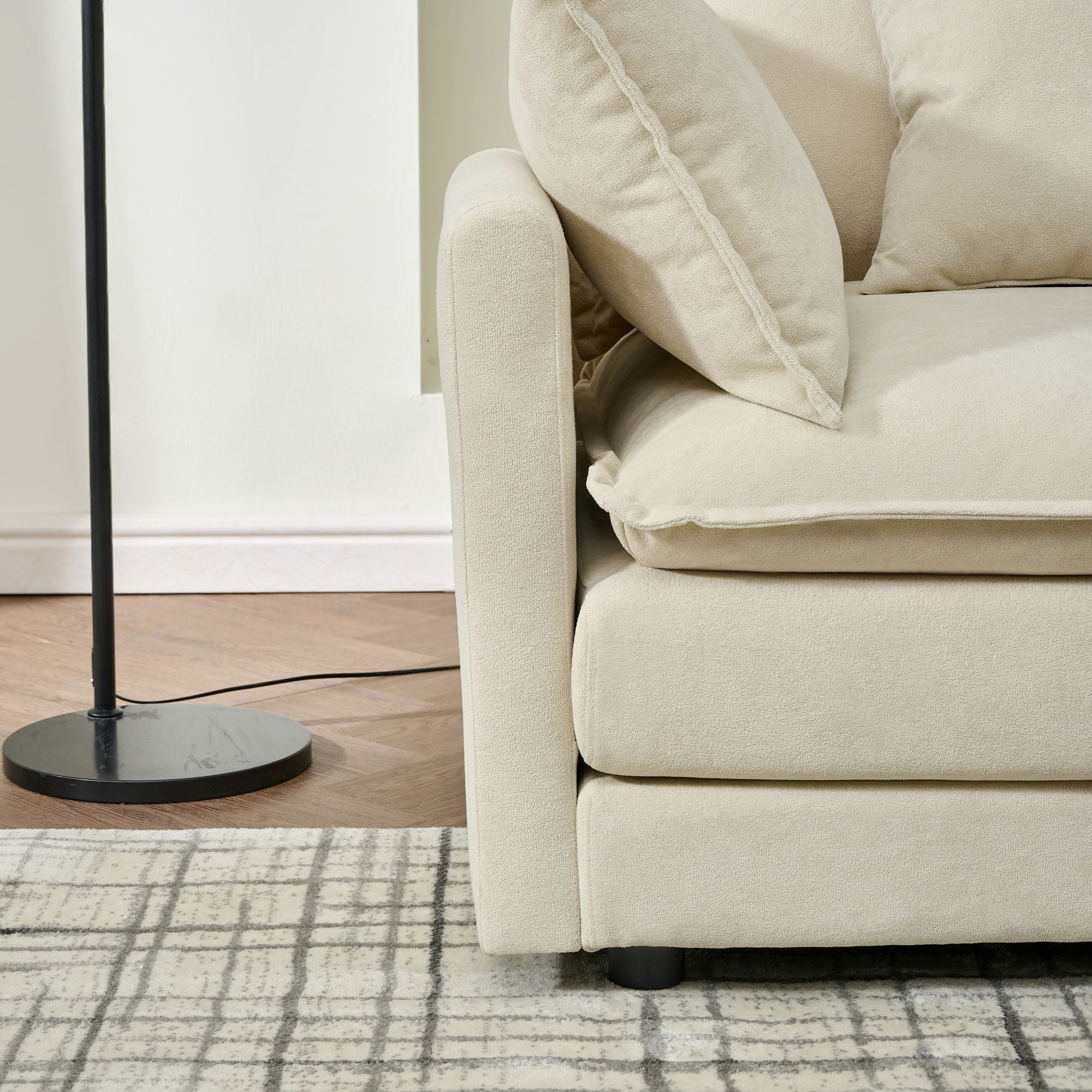 Modular Ottoman Style Deep Seat Sofa With Cushions - Best Buy Furniture