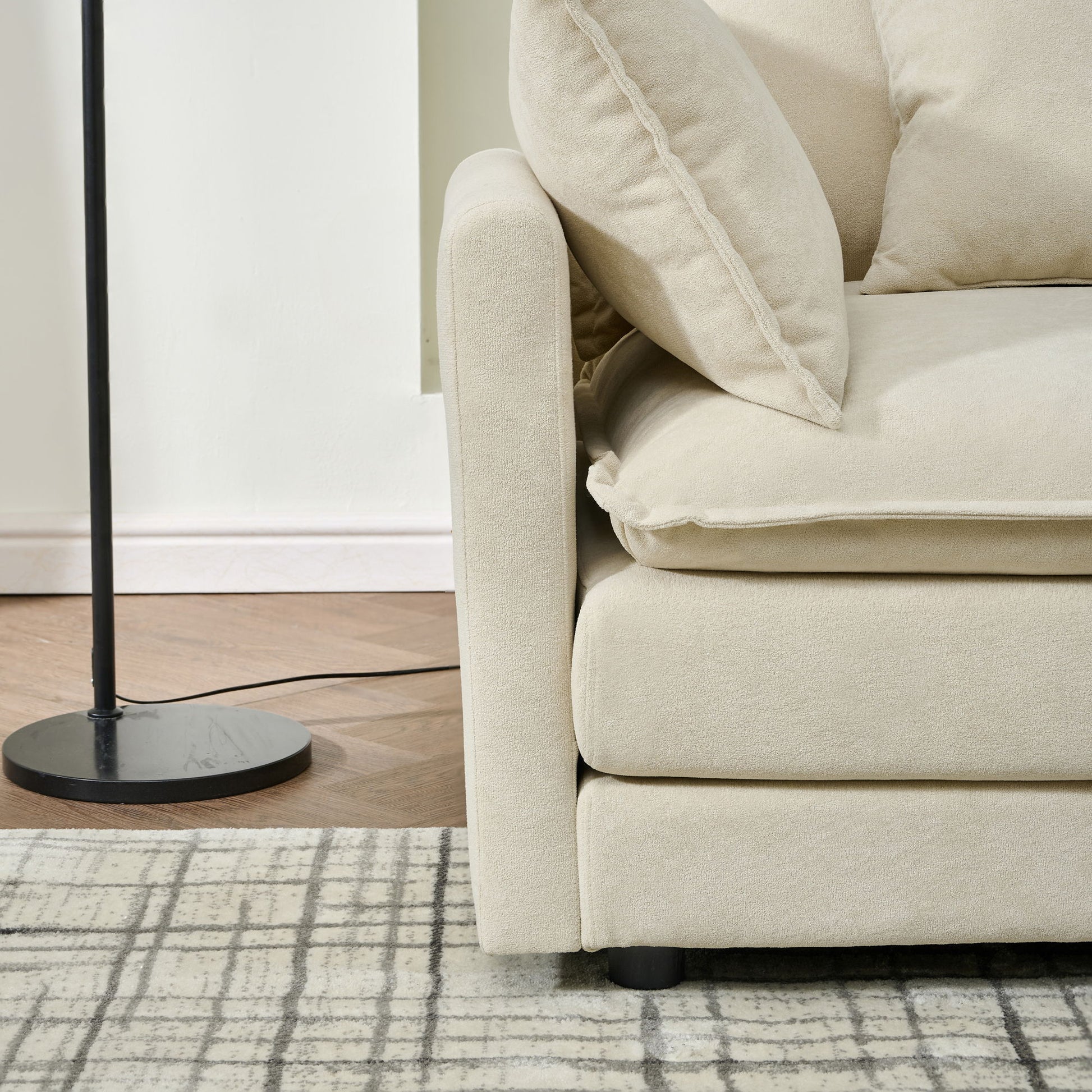 Modular Ottoman Style Deep Seat Sofa With Cushions - Best Buy Furniture