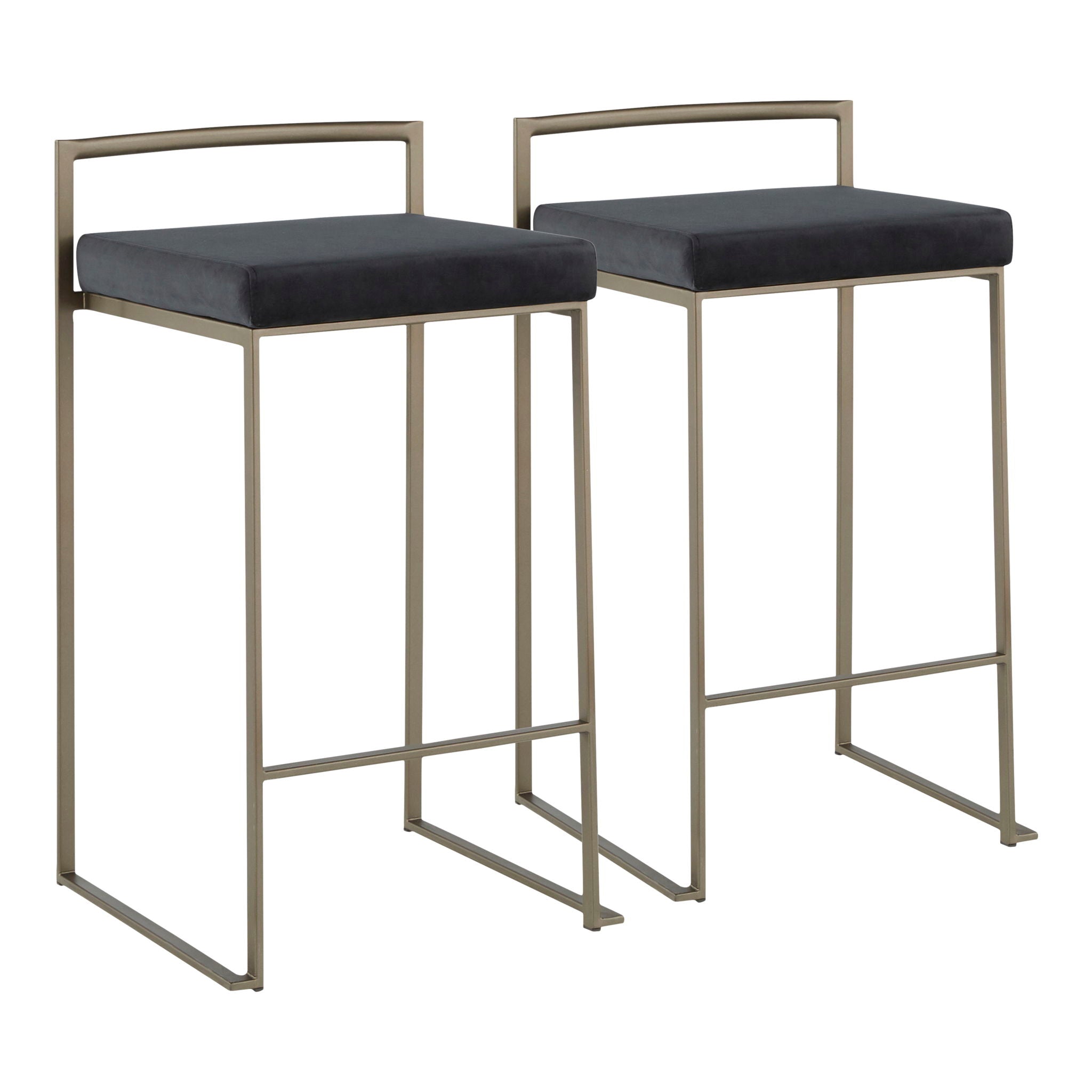 Fuji - Industrial Stackable Counter Stool Elegant Design - Best Buy Furniture