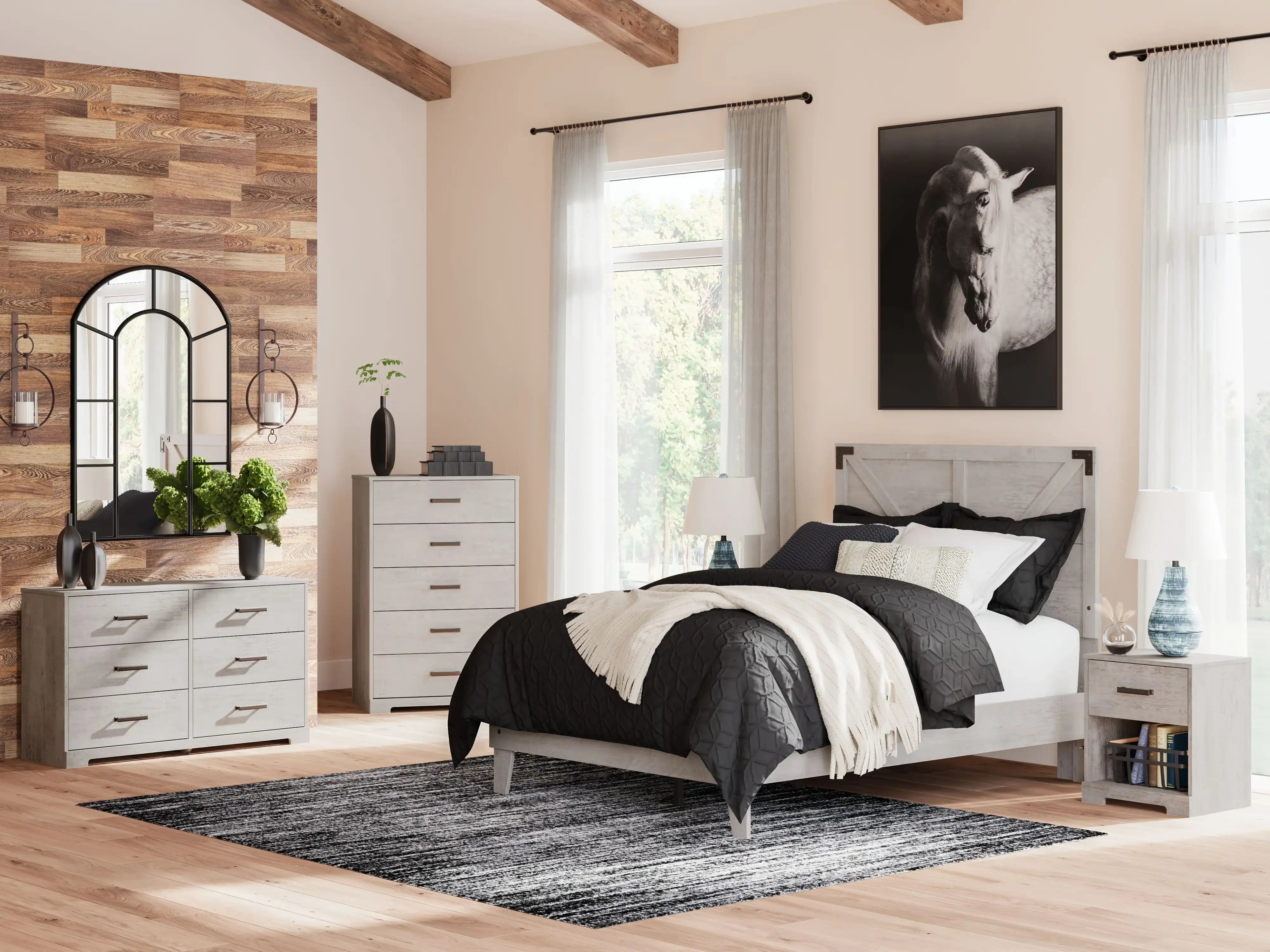 Shawburn - Platform Bedroom Set - Best Buy Furniture