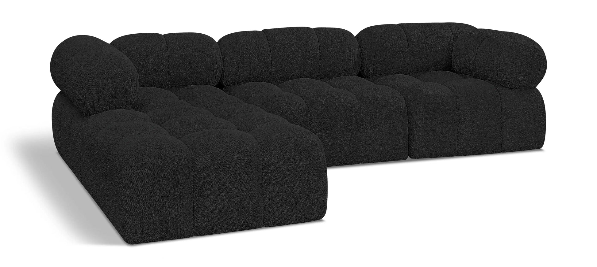 Ames - 4 Piece Fabric Modular Sectional - Best Buy Furniture