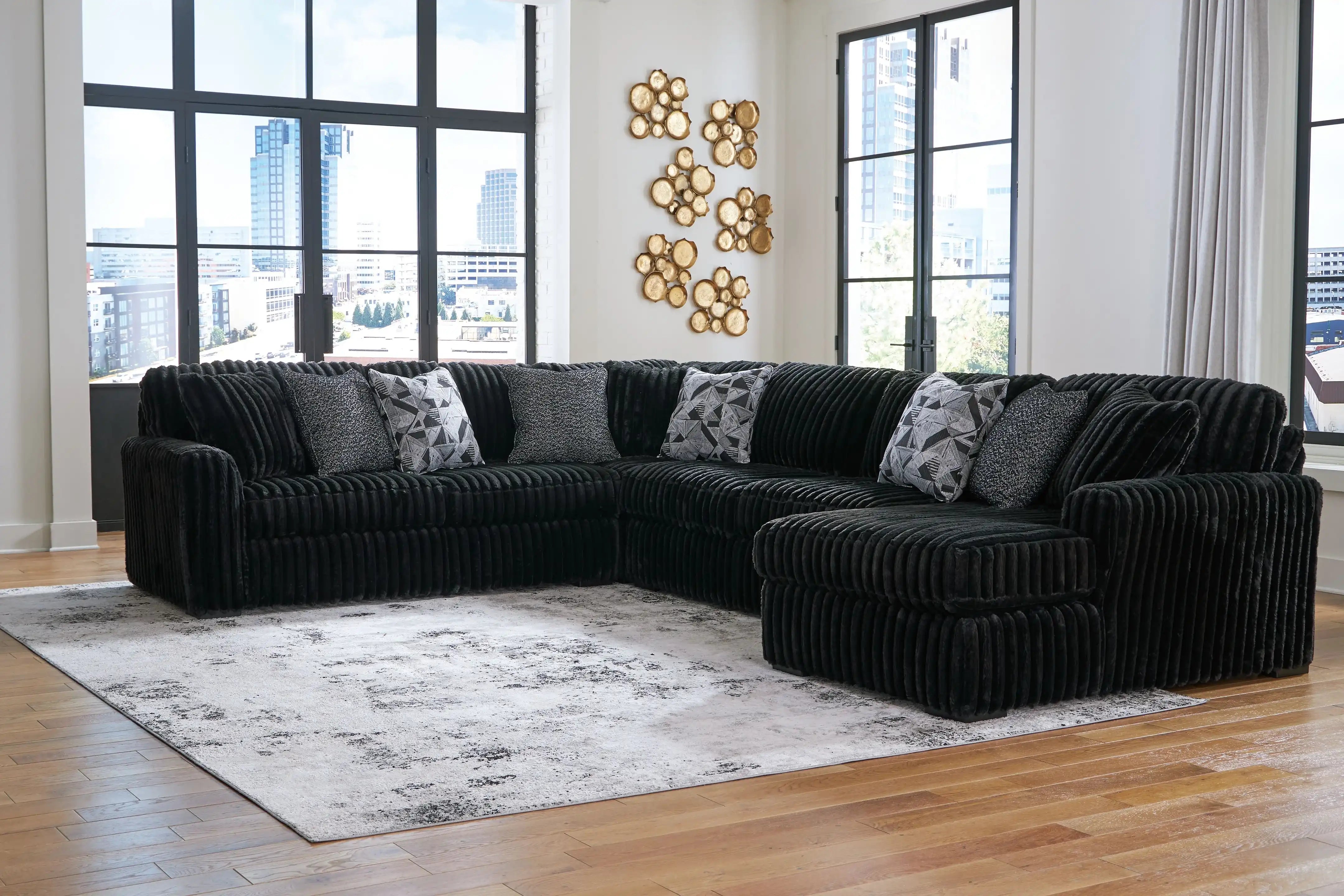 Midnight-Madness - Sectional - Best Buy Furniture