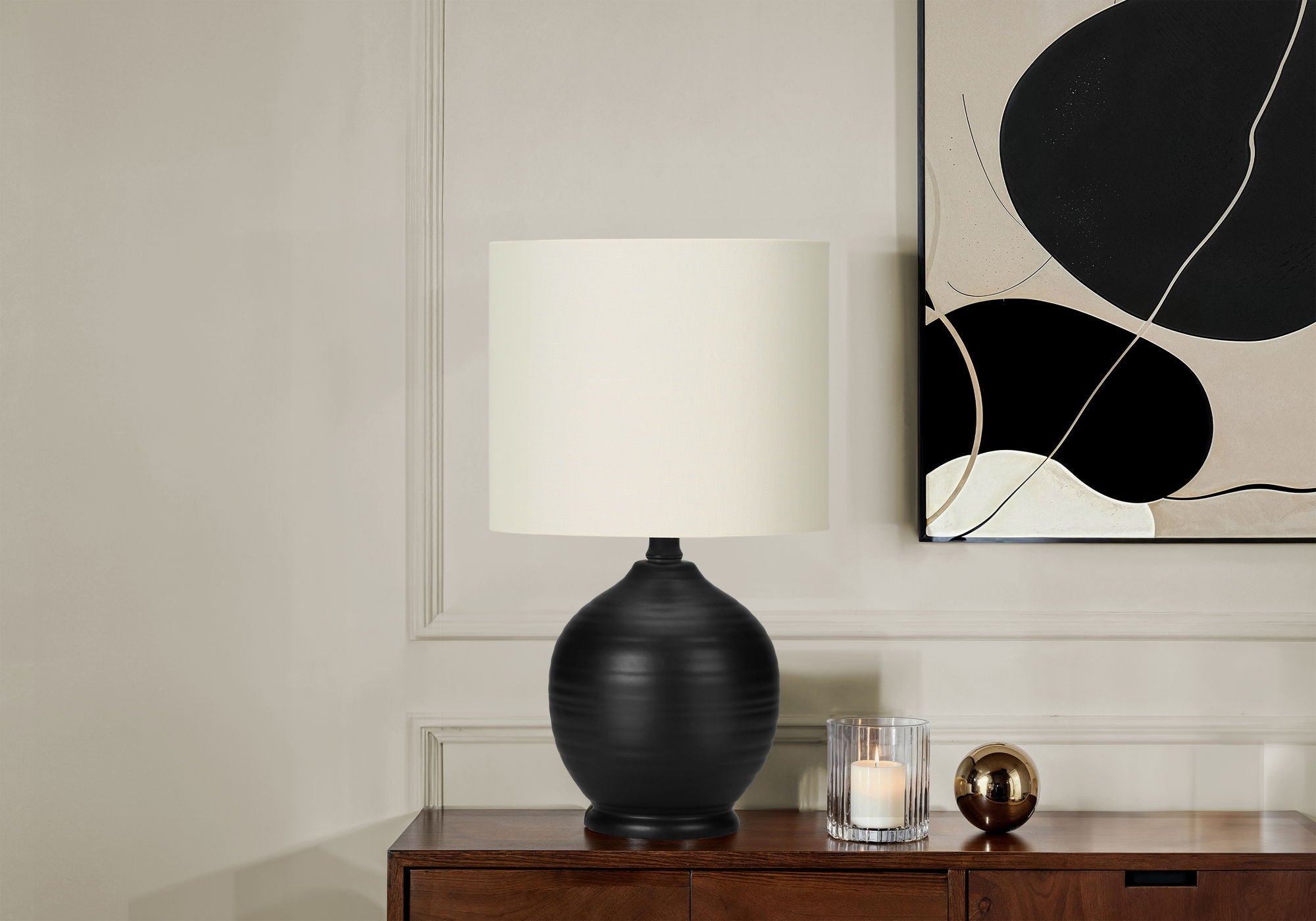 Lighting, Table Lamp, Ceramic, Transitional - Black - Best Buy Furniture