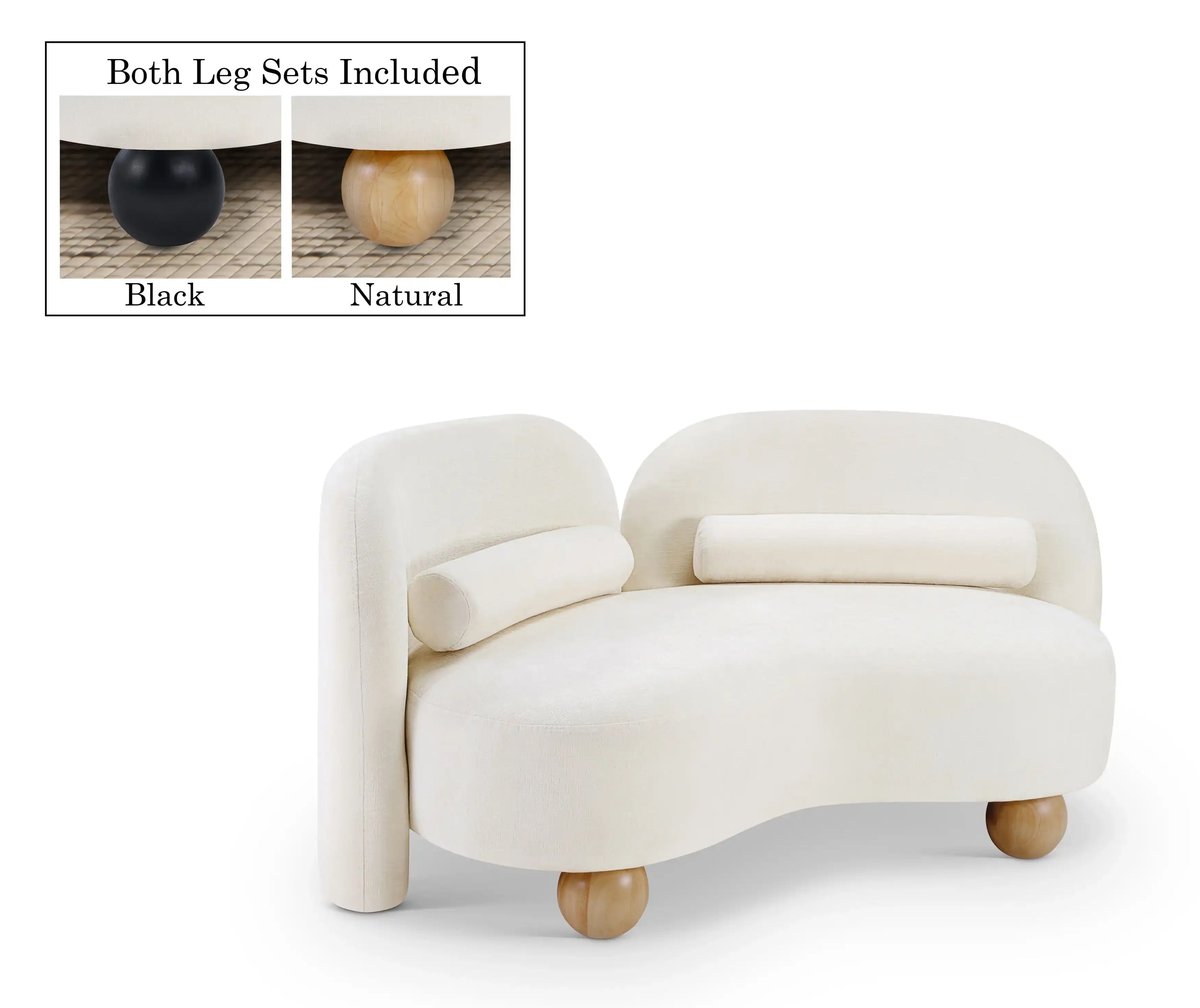 Daphne - Chenille Loveseat - Best Buy Furniture