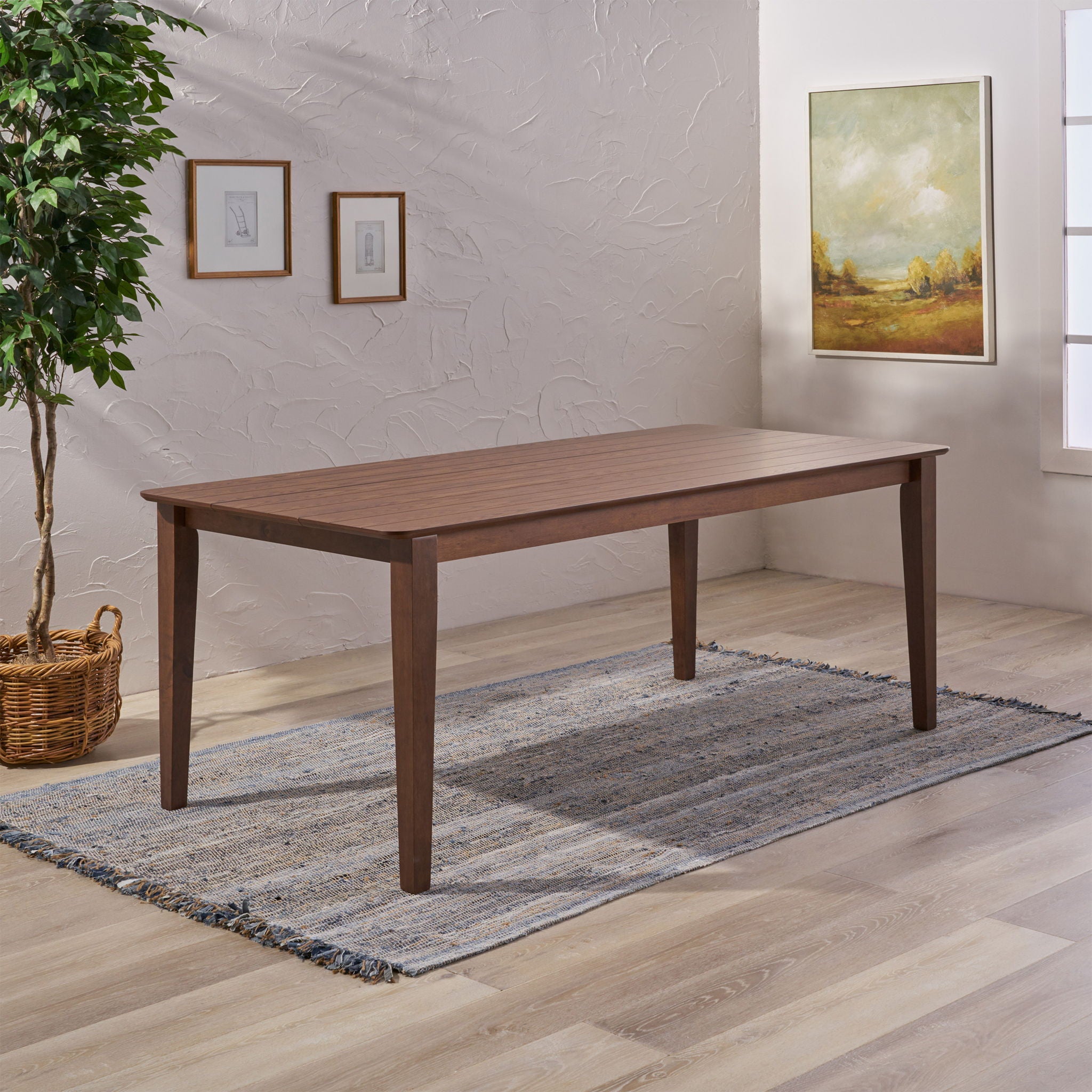 Farmhouse Charm Dining Table With Square Leg - Best Buy Furniture