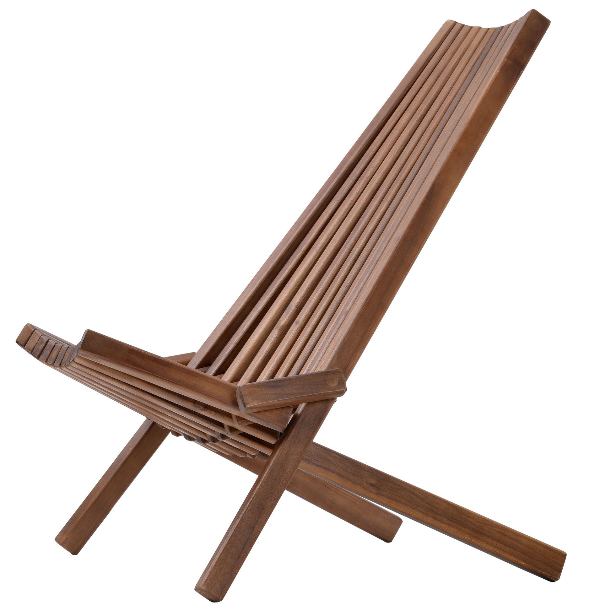 Folding Wood Chair, Portable Solid Wood Seating For Indoor Or Outdoor Use - Natural - Best Buy Furniture