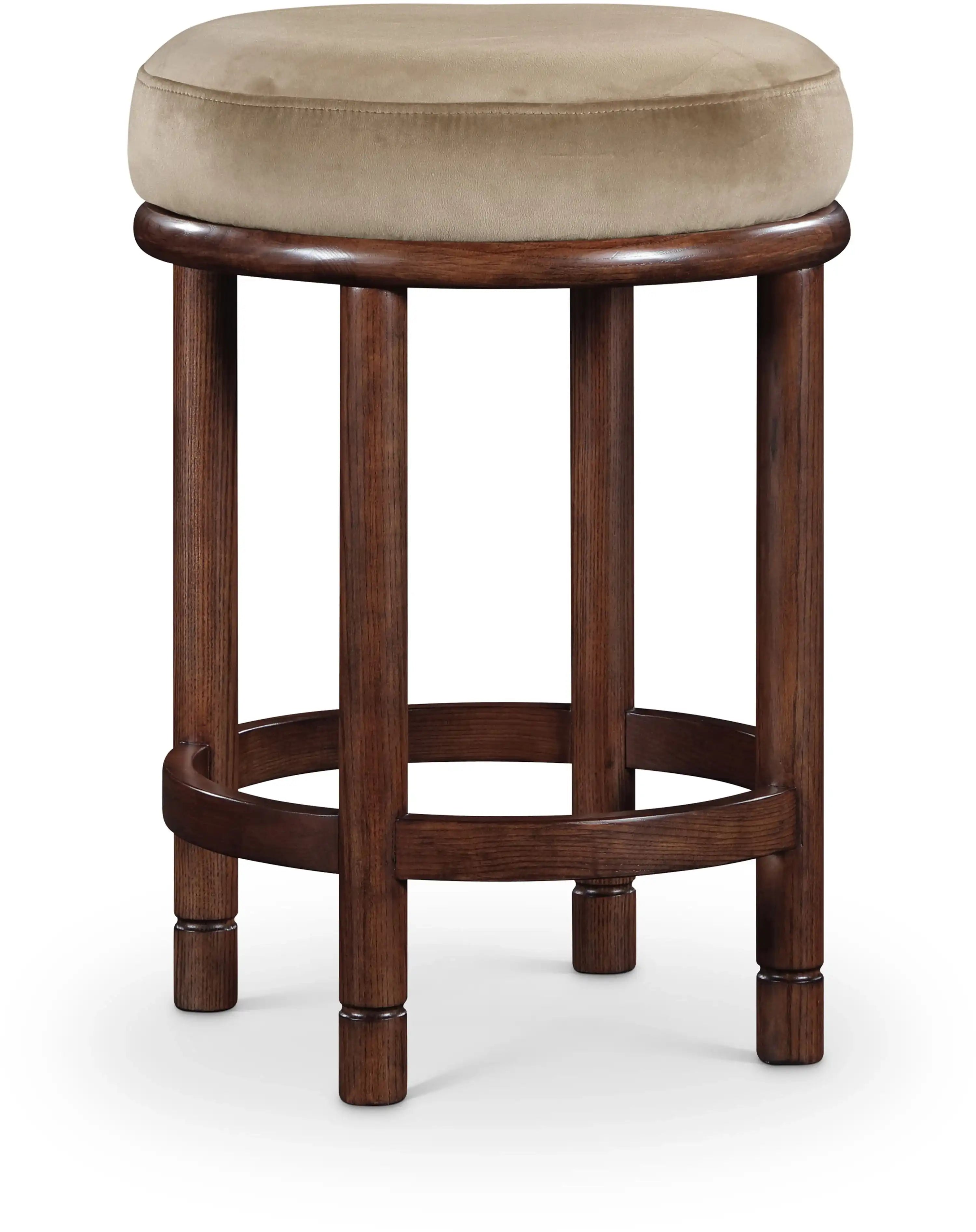 Monette - Counter Stool With Brown Base - Best Buy Furniture