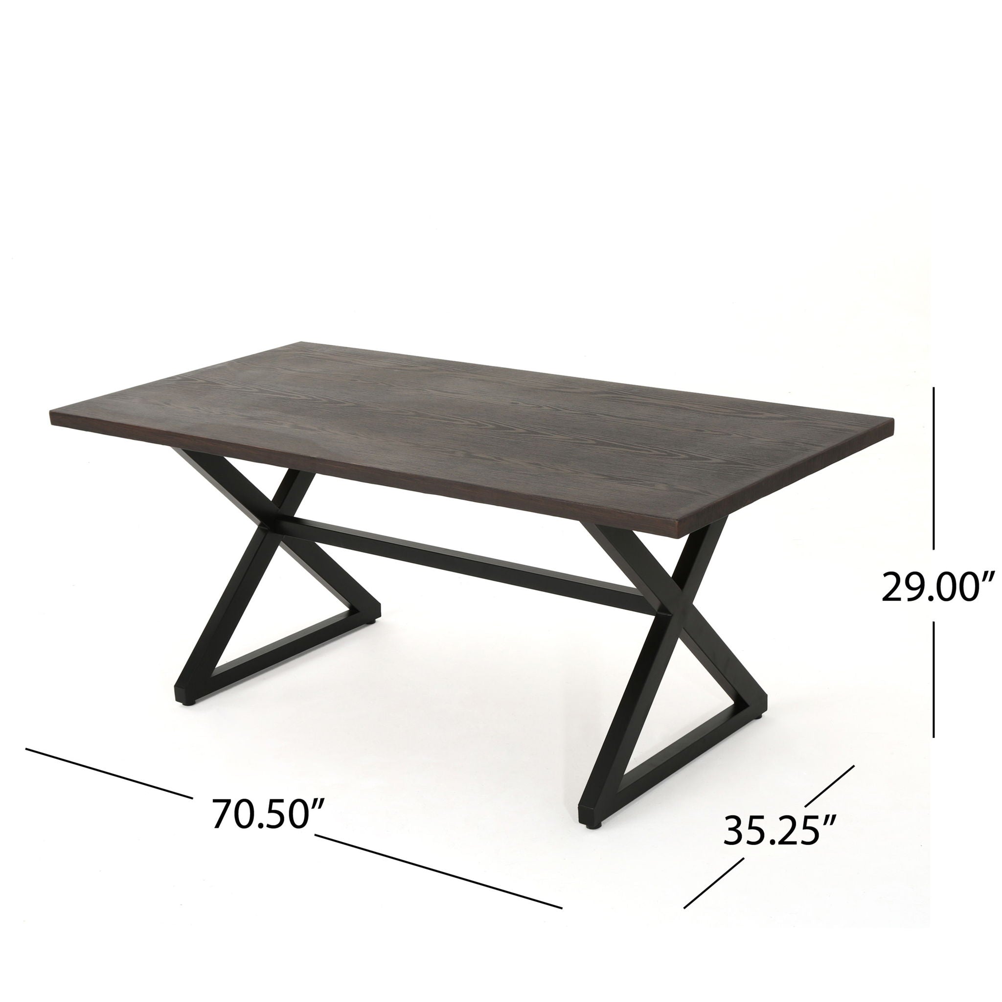 Rolando - Outdoor Aluminum Dining Table With Steel Frame - Best Buy Furniture