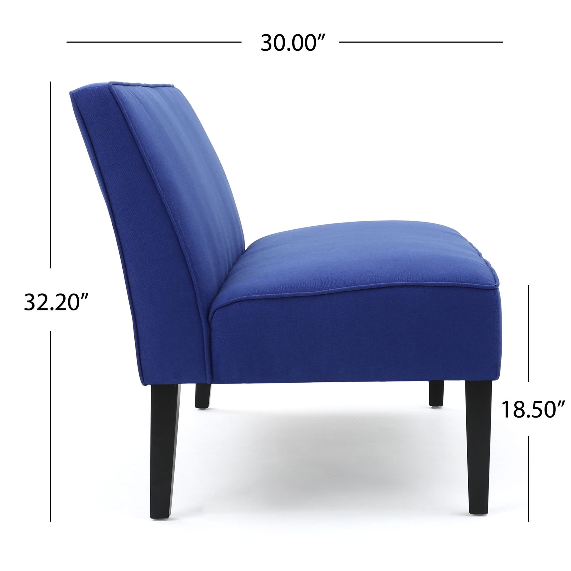 Contemporary Loveseat With Upholstered Fabric And Birch Wood Legs - Best Buy Furniture