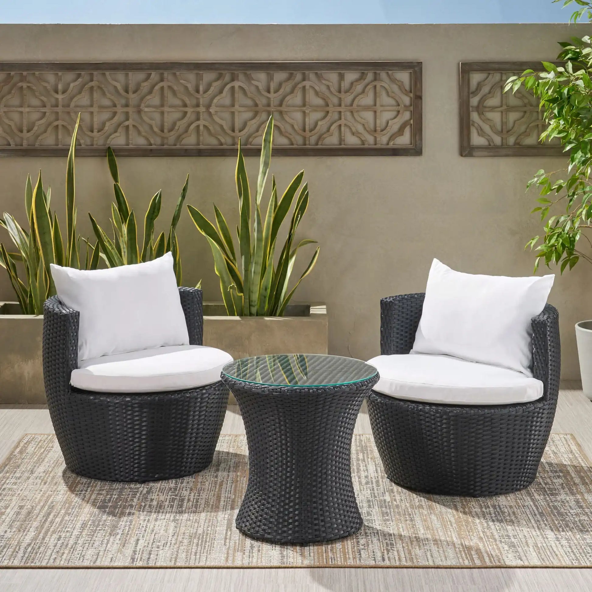 Kono - Chat Set Outdoor Furniture - Best Buy Furniture