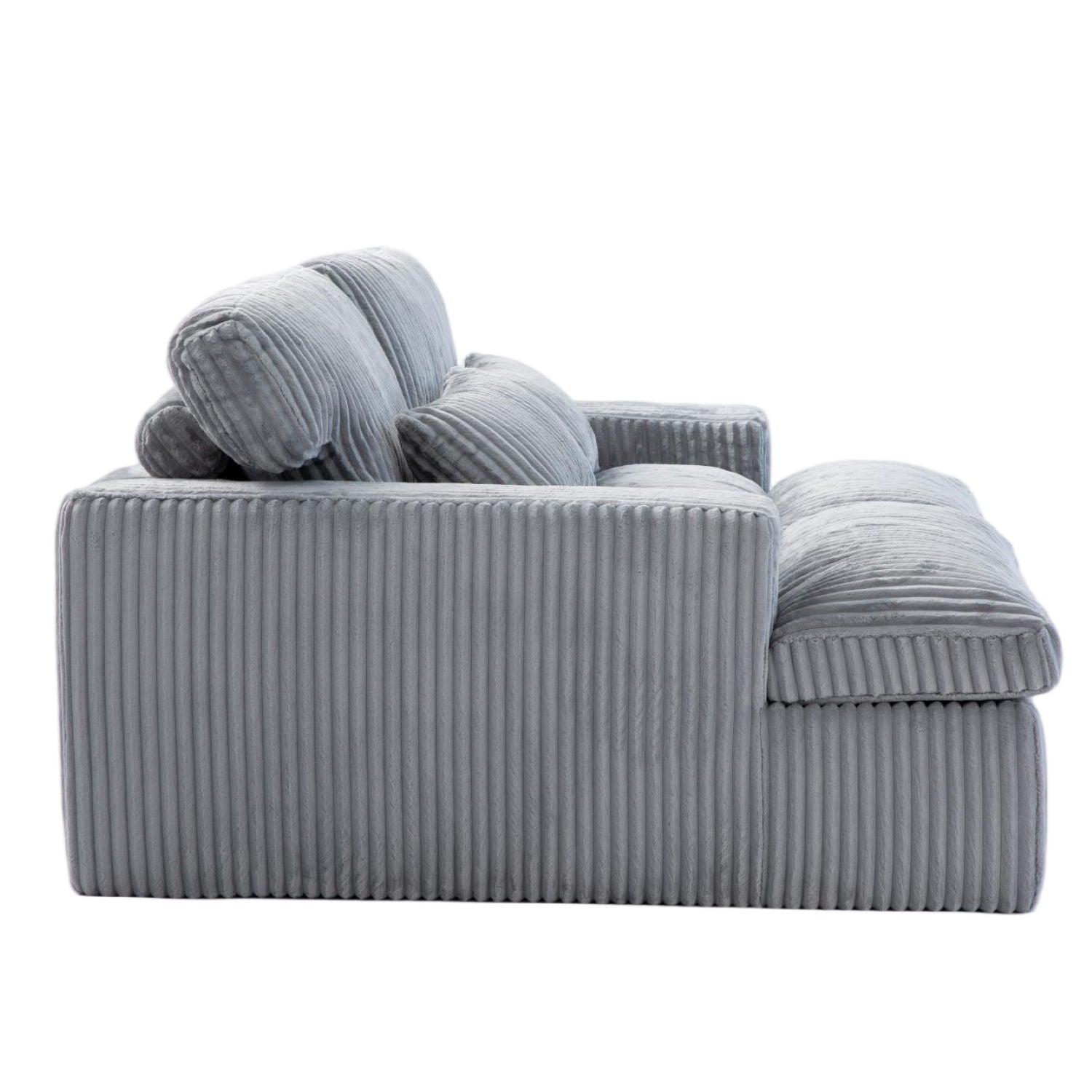Double Chaise Lounge Chair, Oversized Upholstered Sleeper Cloud Couch - Best Buy Furniture