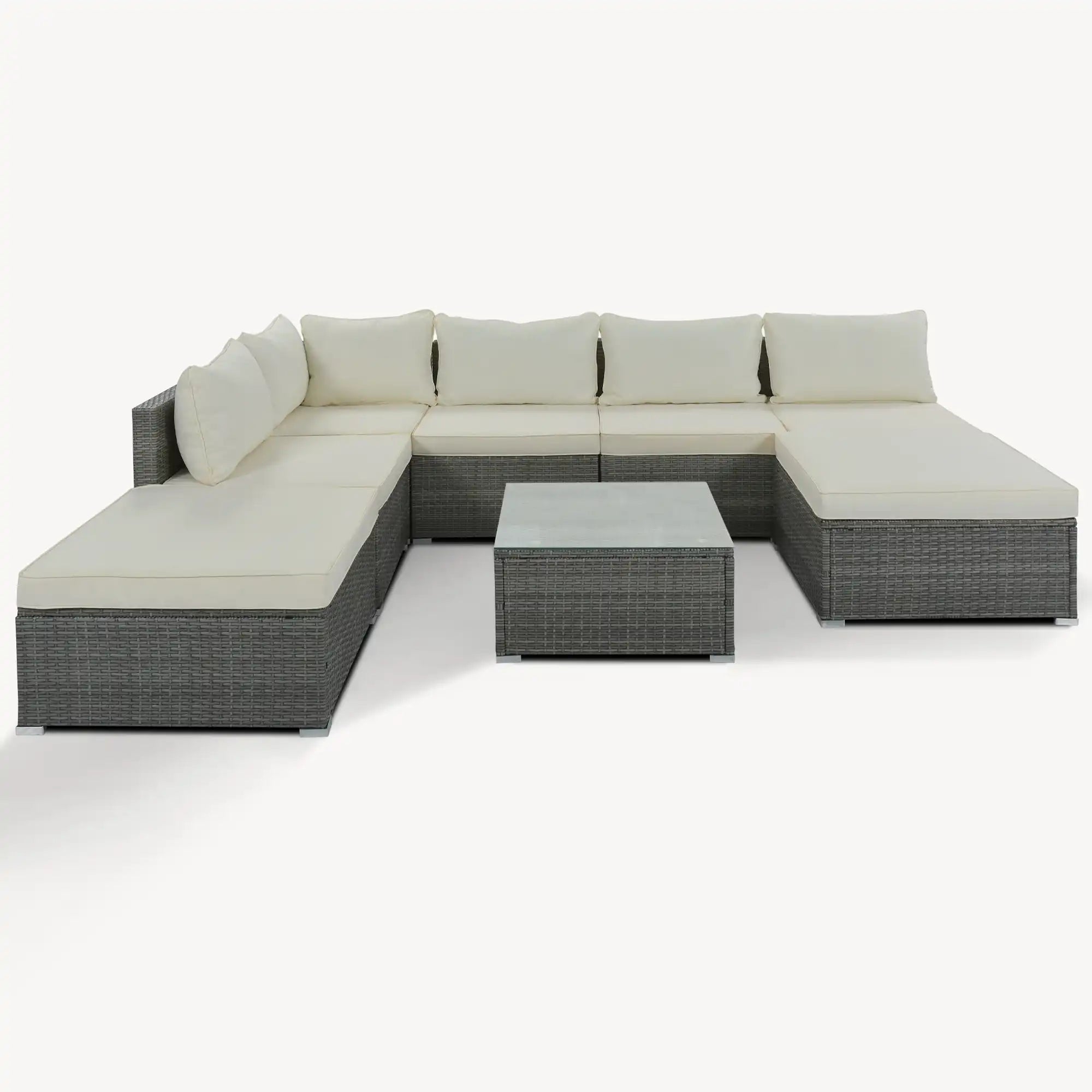 Sundrift 8-Pieces Outdoor Sectional Set - Best Buy Furniture