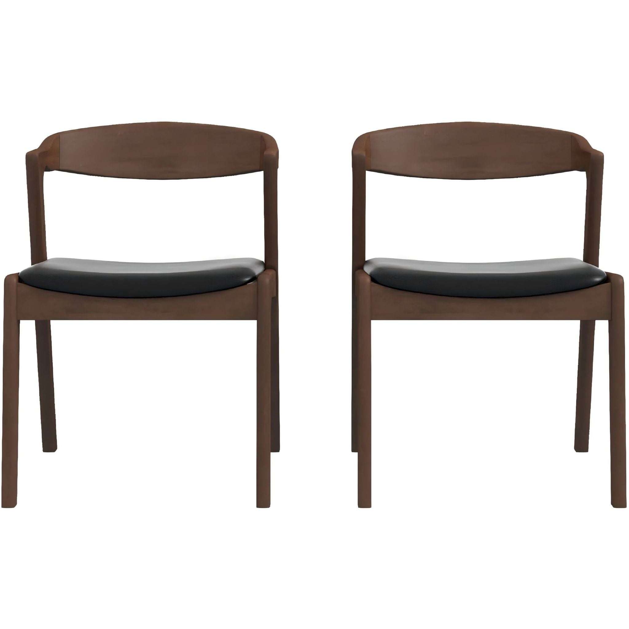 Dakota - Mid-Century Modern Velvet Dining Chair (Set of 2) - Best Buy Furniture