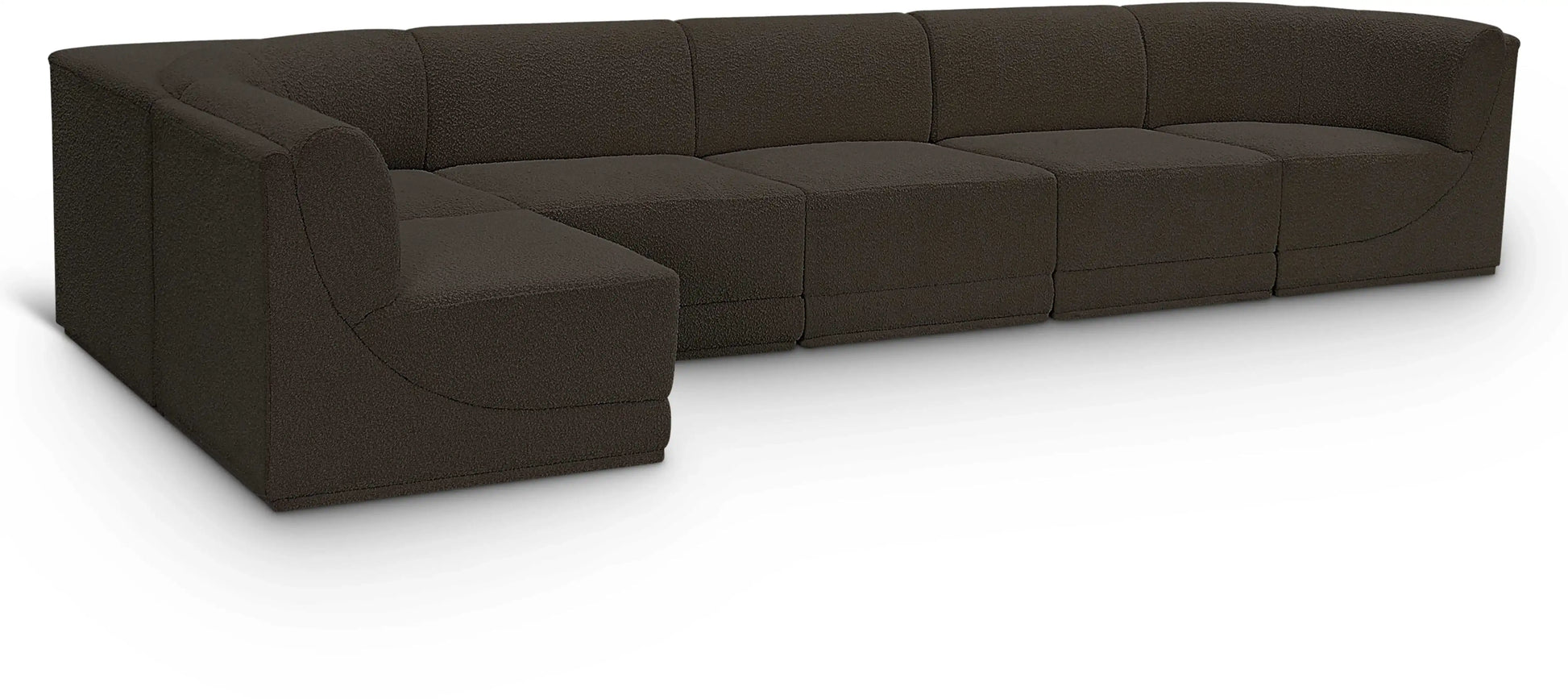 Ollie - 6 Piece Modular Sectional - Best Buy Furniture