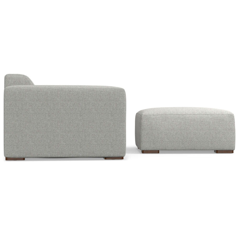 Rex - Handcrafted Sectional Sofa And Ottoman - Best Buy Furniture