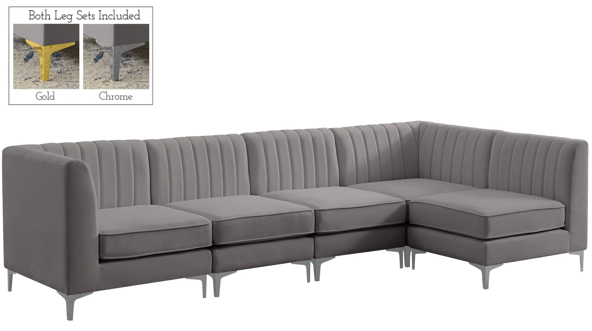 Alina - 5 Piece Modular Sectional - Best Buy Furniture